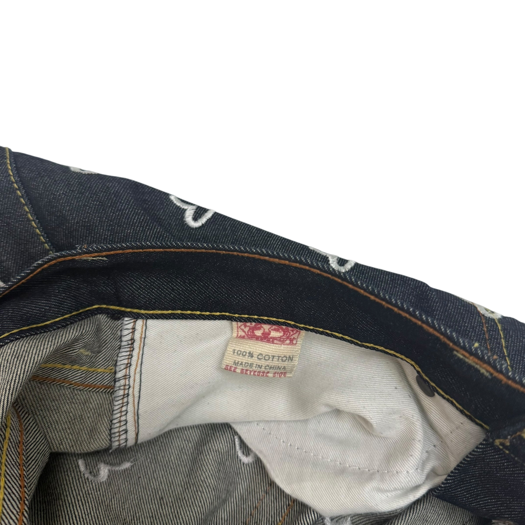 Evisu All Over Angle Print Jeans (Fits 32”)