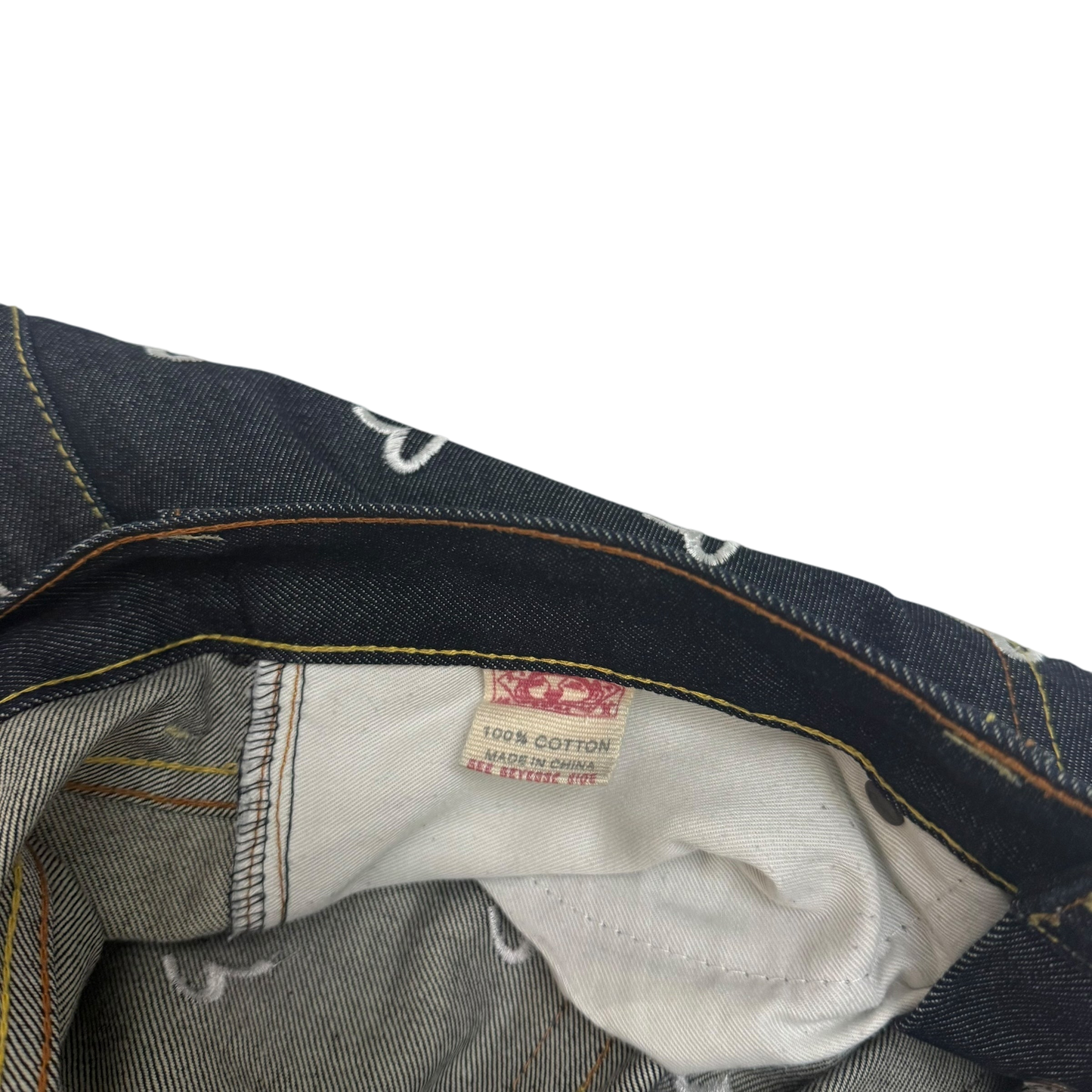 Evisu All Over Angle Print Jeans (Fits 32”)