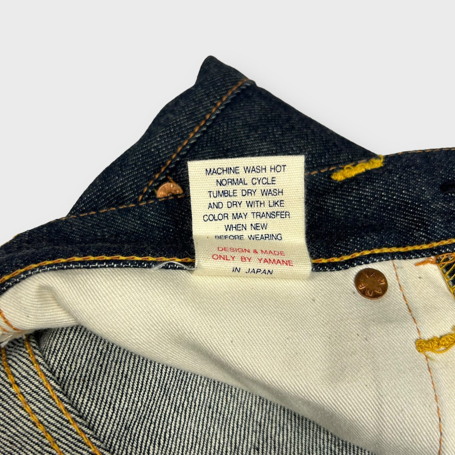 Vintage Evisu White Daicock Pocket Logo Selvedge Denim Jeans (Fits 30")