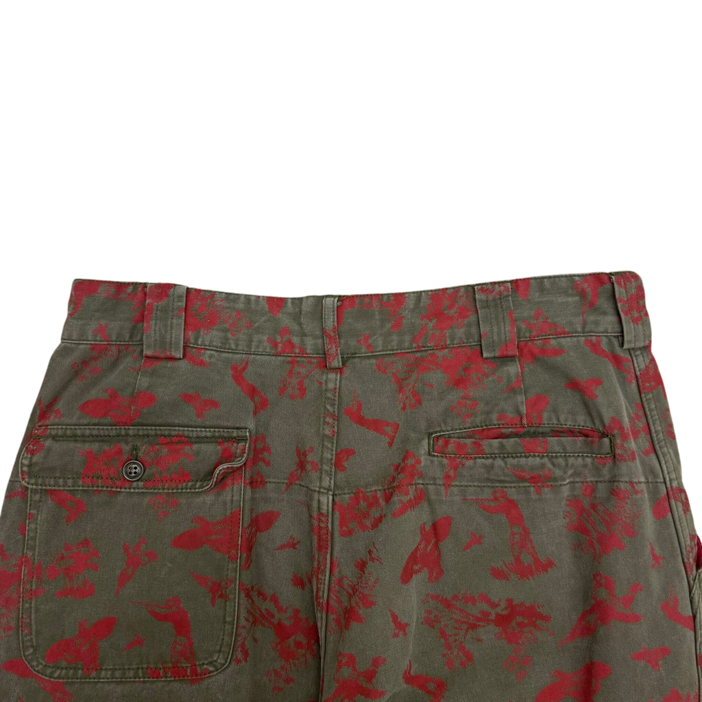 South2 West8 Fatigue Pants Green / Red (Size L)