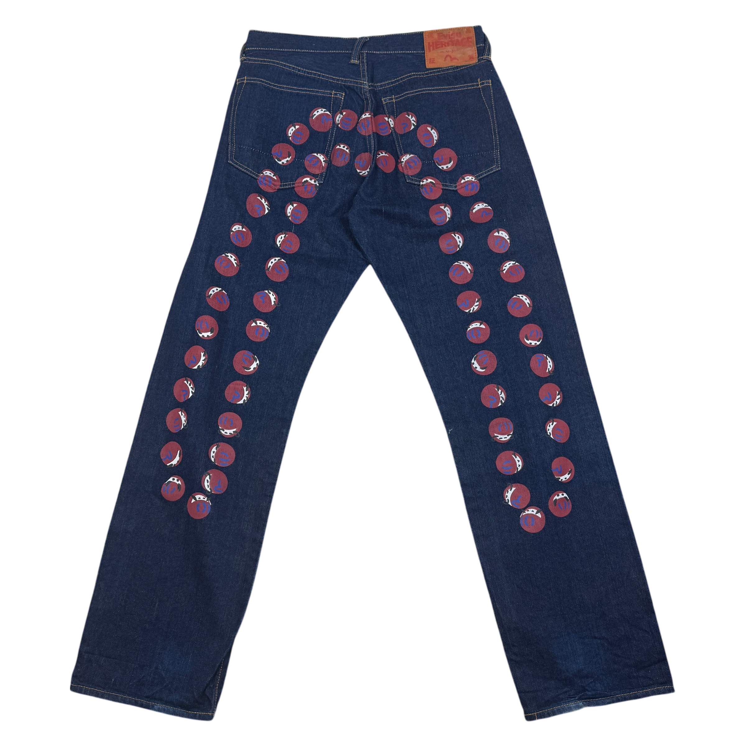 Evisu 00s Dot Daicock Japanese Denim Jeans (Size 32”)