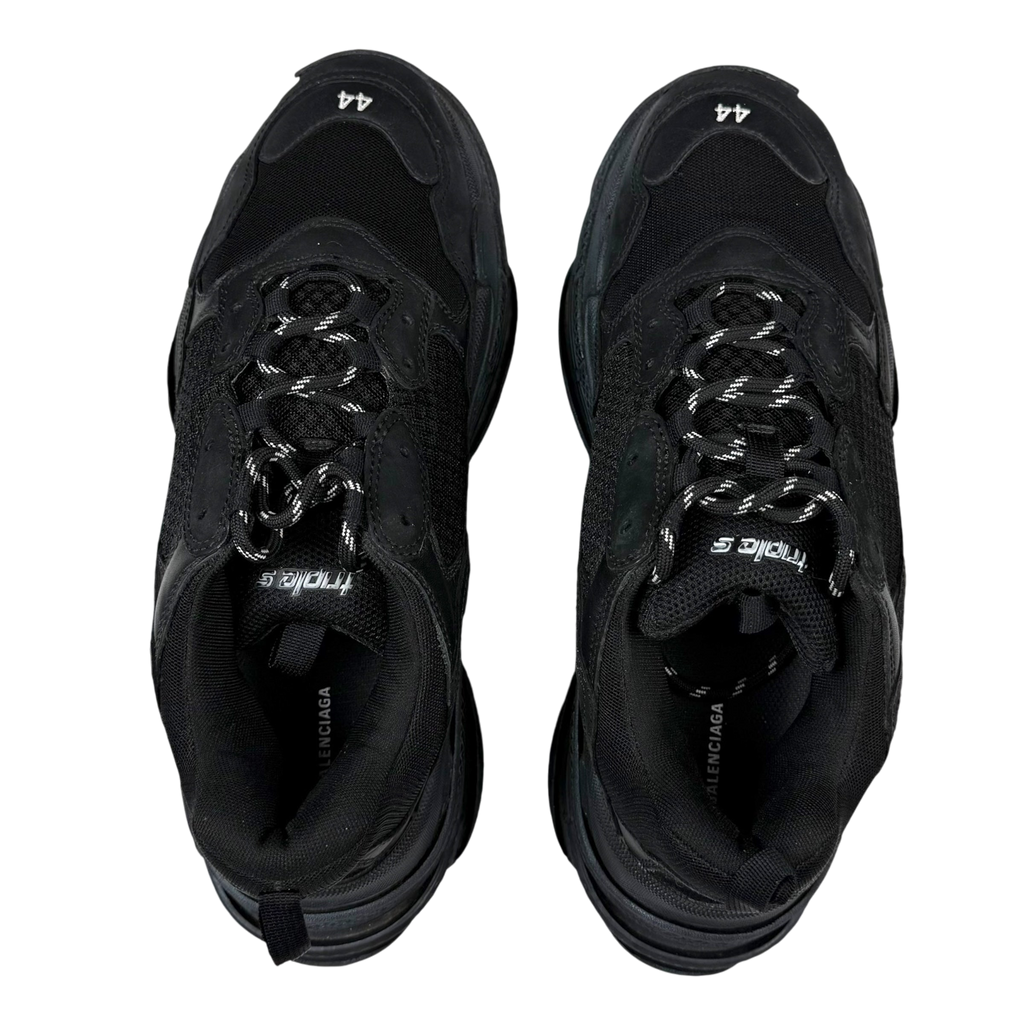 Balenciaga 2017 Triple S Pre-Distressed Triple Black (US11/UK10/EU44)