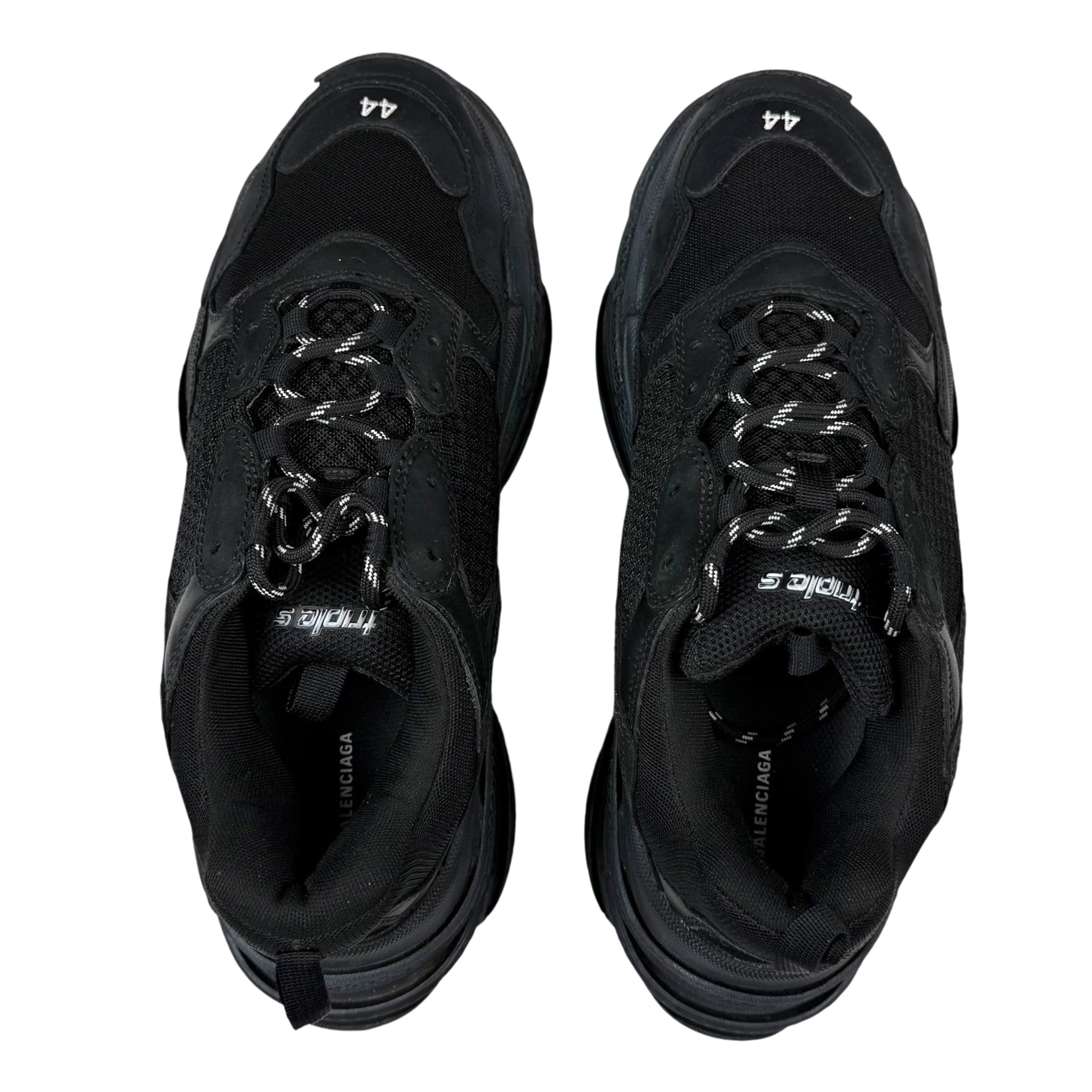 Balenciaga 2017 Triple S Pre-Distressed Triple Black (US11/UK10/EU44)