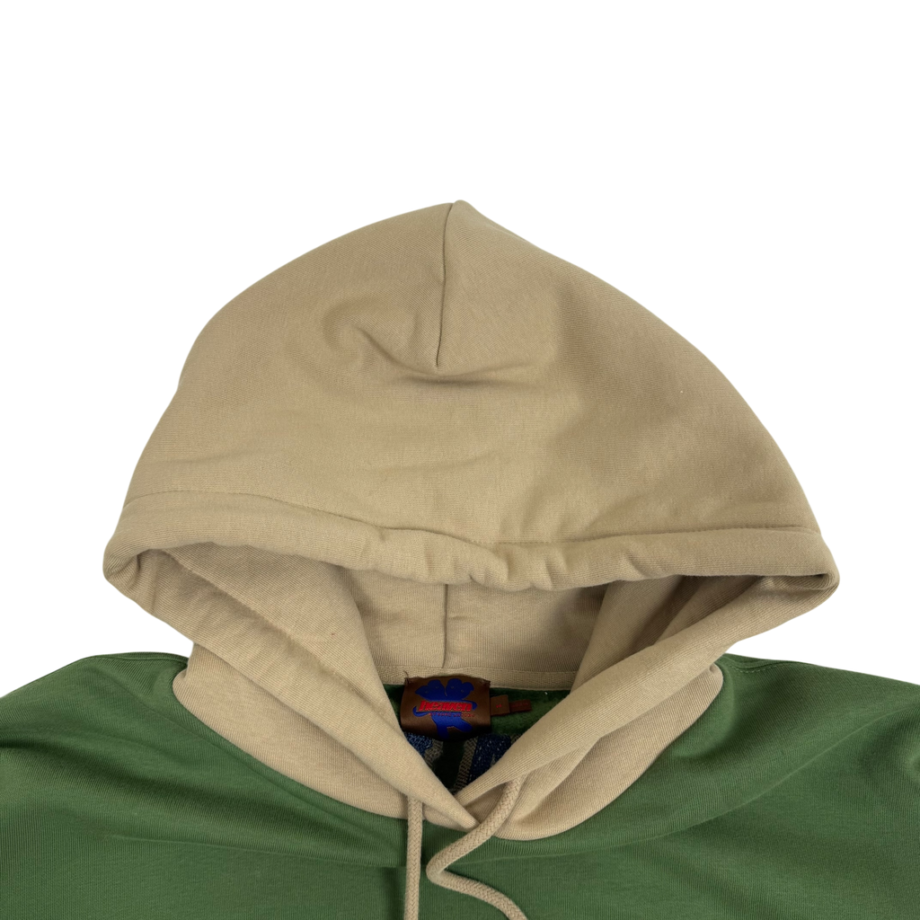 Heaven by Marc Jacobs Jumbo Star Varsity Hoodie Green/Beige (Fits M-L)