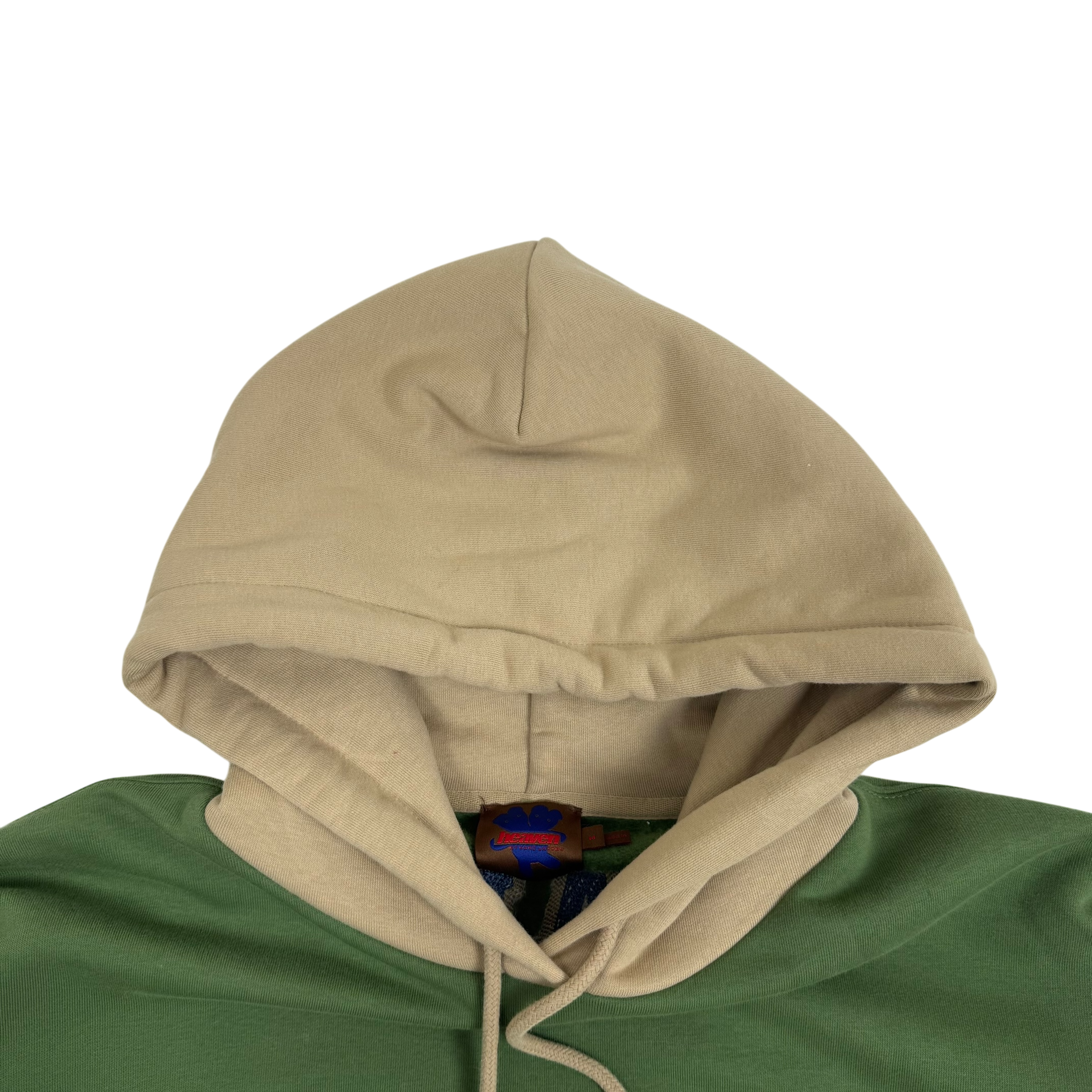 Heaven by Marc Jacobs Jumbo Star Varsity Hoodie Green/Beige (Fits M-L)