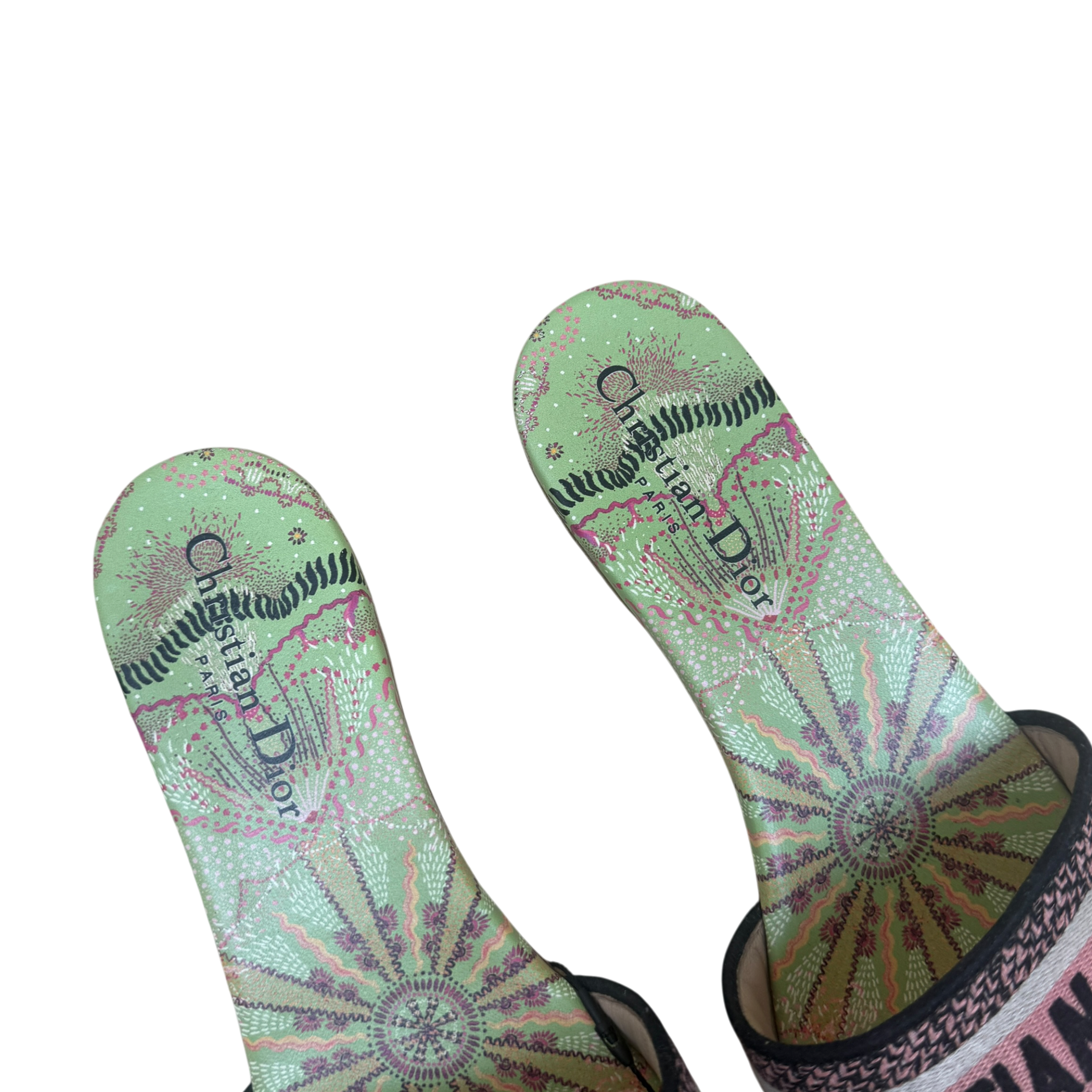 Christian Dior Cloth Sandals (Size EU38)