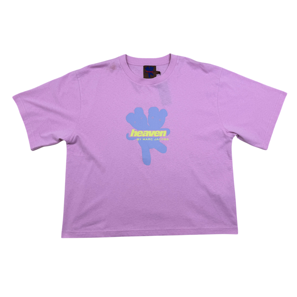 Heaven by Marc Jacobs SS22 Bear Logo T-Shirt Pink (Fits L)