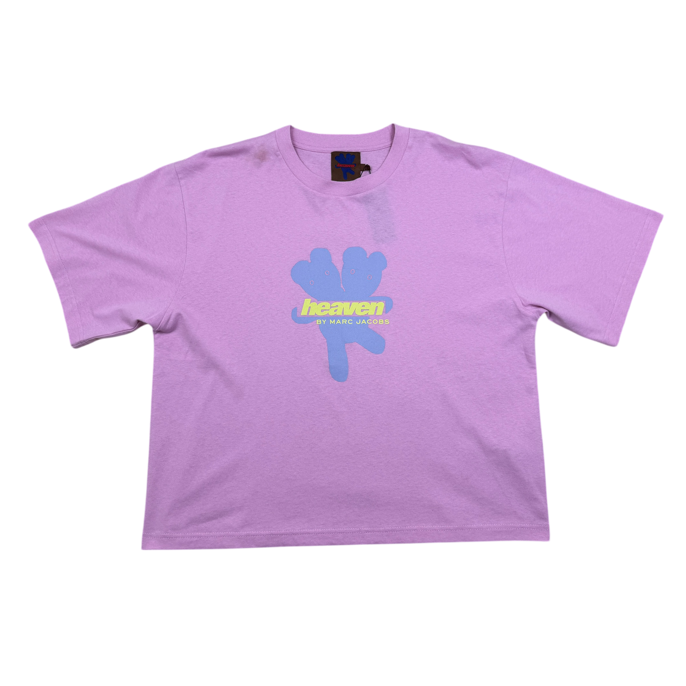 Heaven by Marc Jacobs SS22 Bear Logo T-Shirt Pink (Fits L)