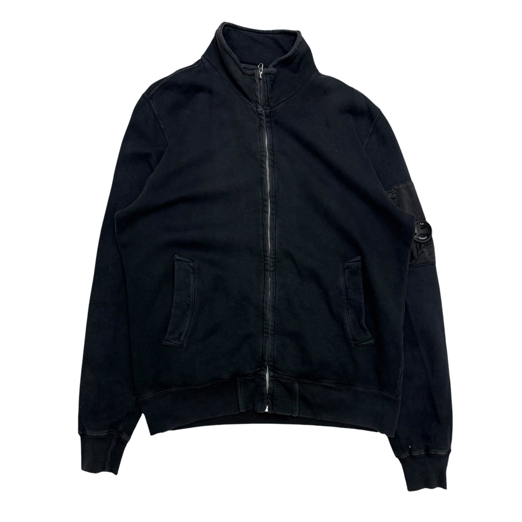 C.P. Company AW14 Cotton Lens Viewer Zip-Up Sweatshirt Navy (Fits L)