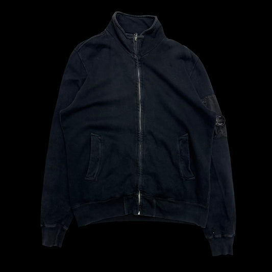 C.P. Company AW14 Cotton Lens Viewer Zip-Up Sweatshirt Navy (Fits L)