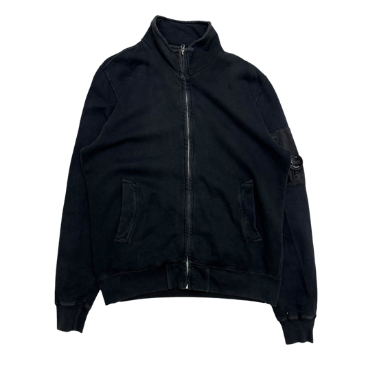 C.P. Company AW14 Cotton Lens Viewer Zip-Up Sweatshirt Navy (Fits L)