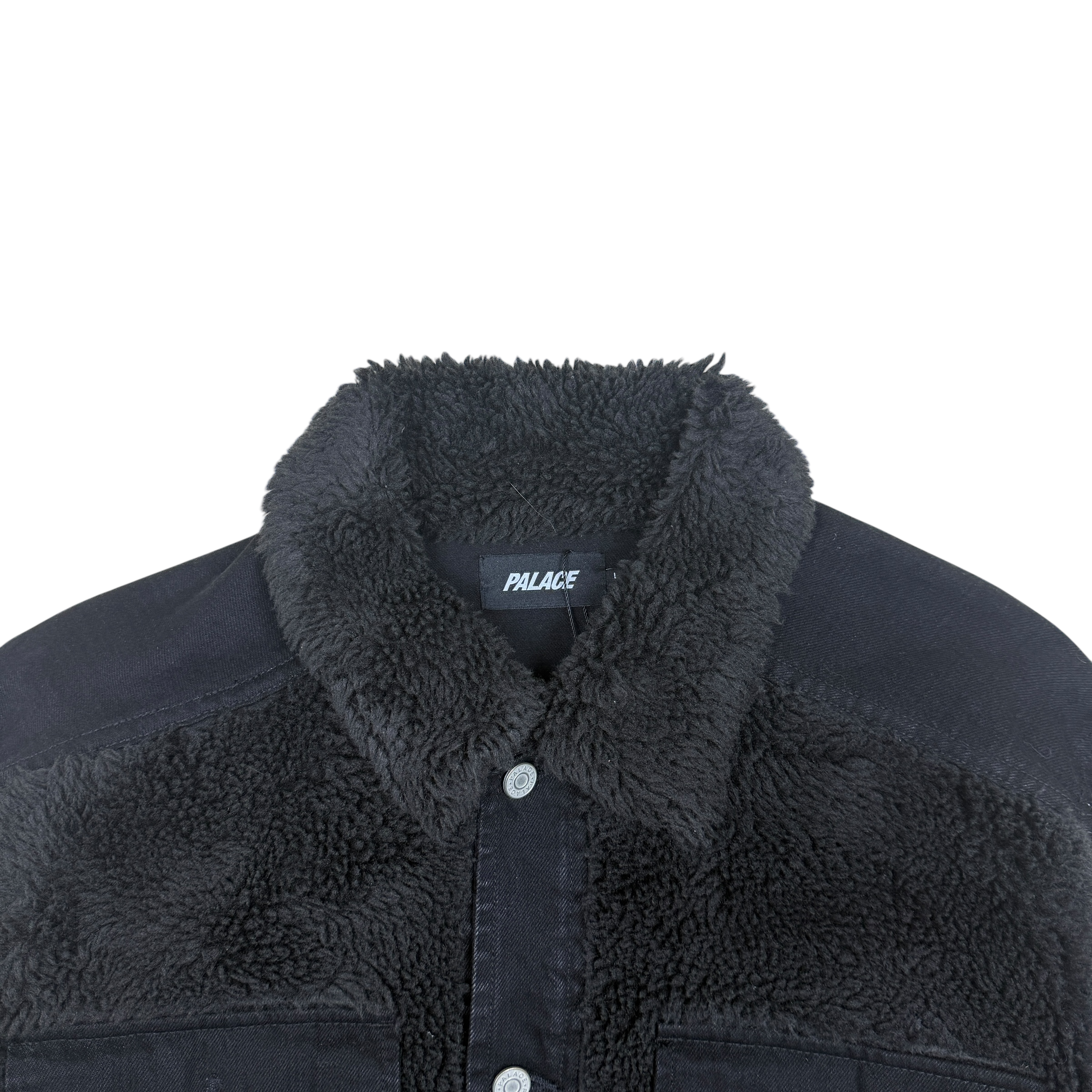 Palace Grizzly Denim Jacket Black (Size L)