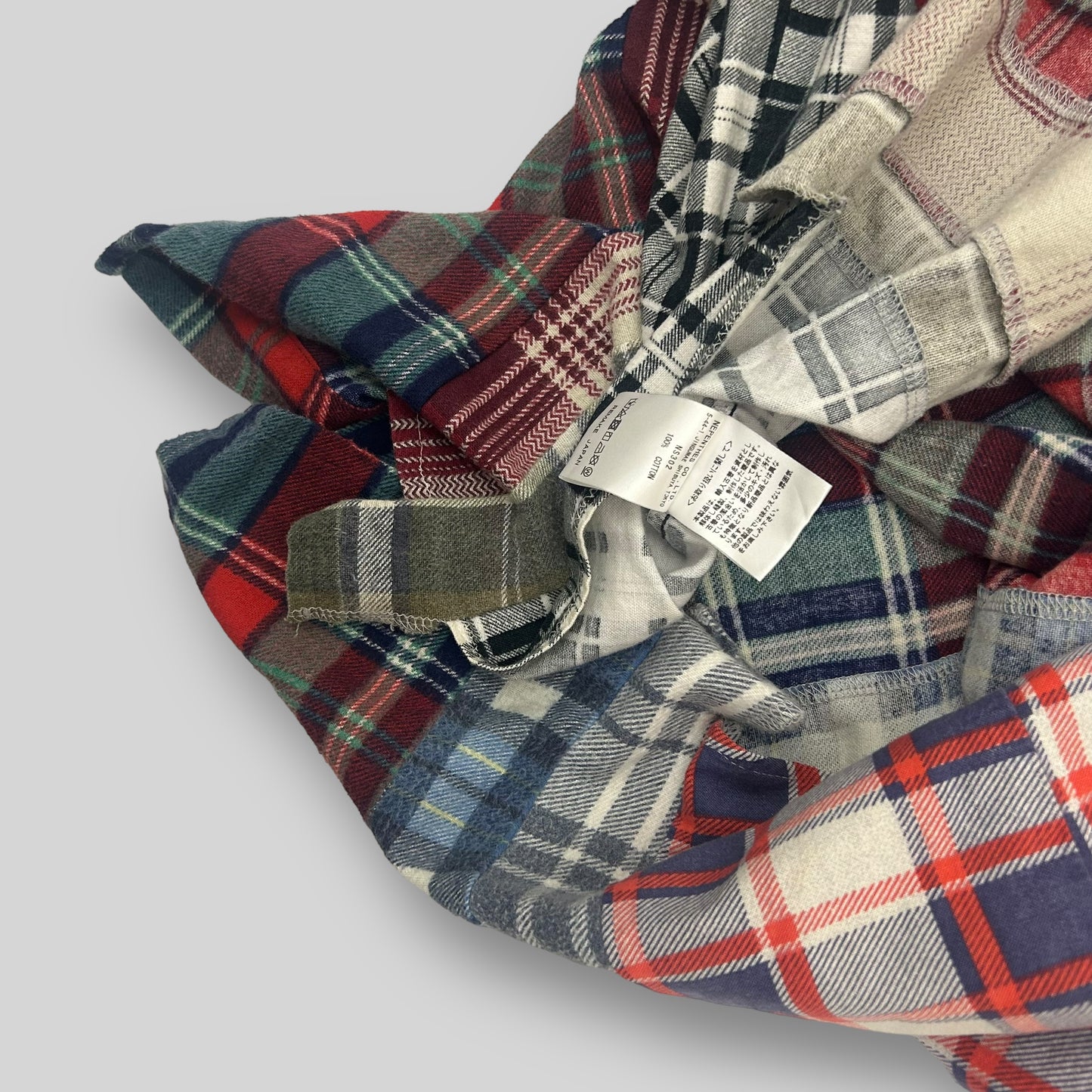 Needles Rebuild 7 Cut Flannel Shirt (Fits S/M)