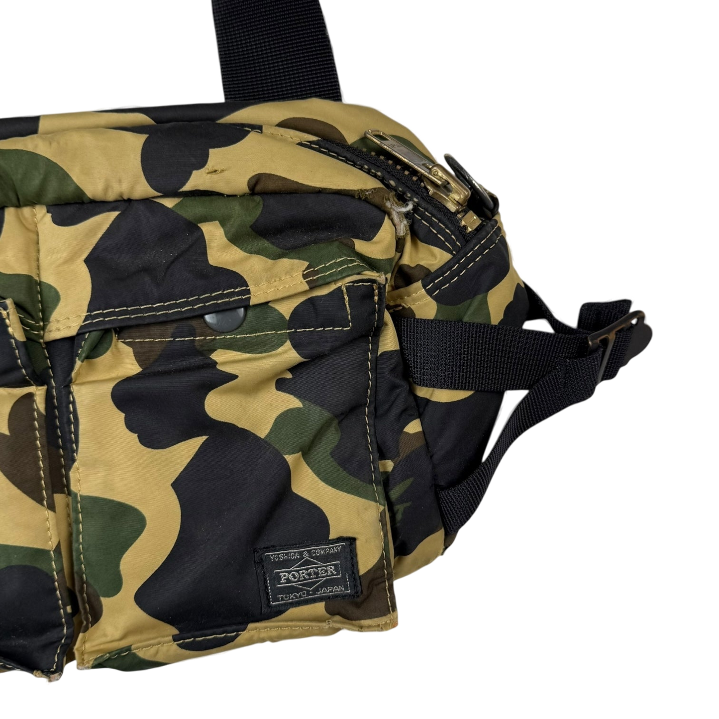 BAPE (A Bathing Ape) x Porter 1st Camo Waist Bag