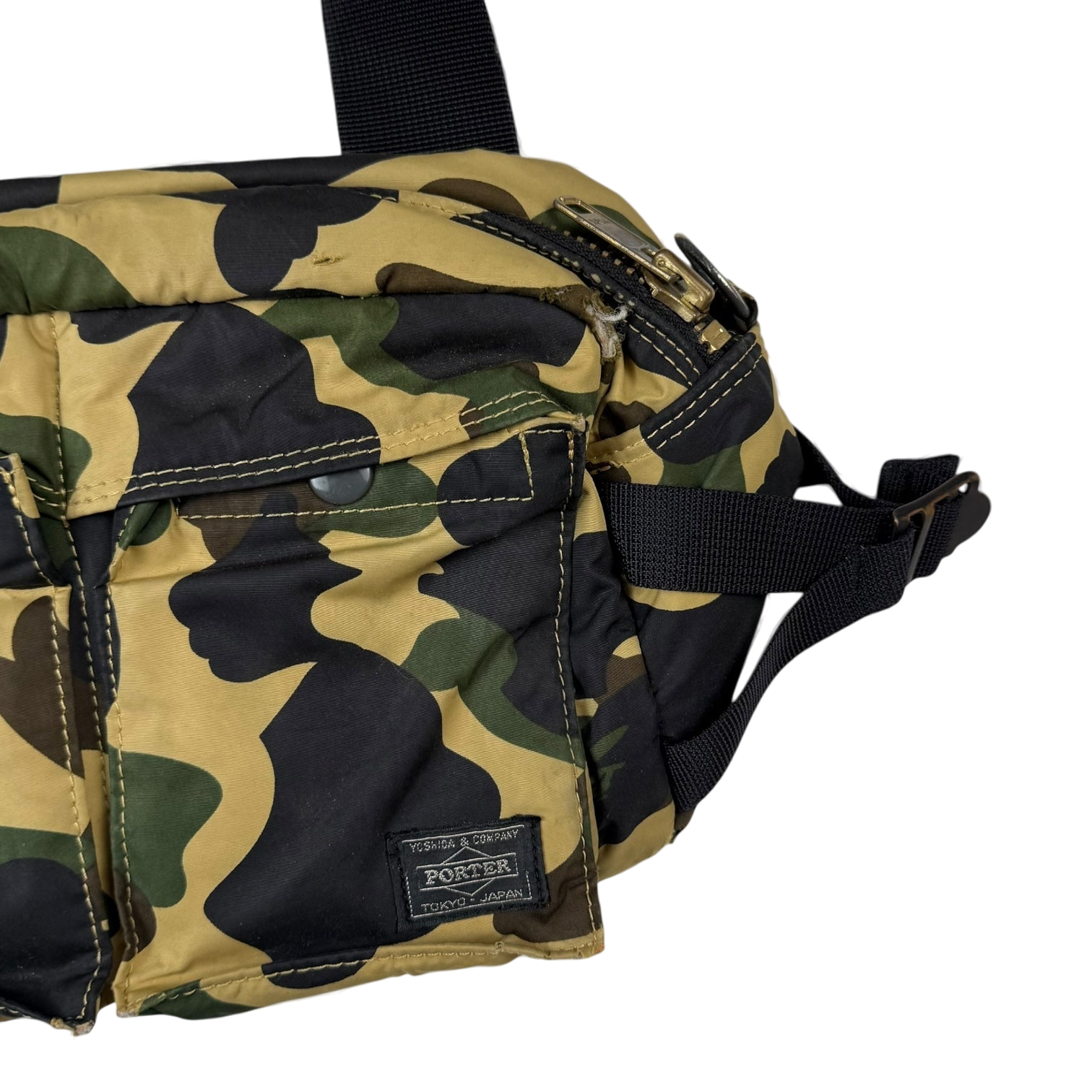 BAPE (A Bathing Ape) x Porter 1st Camo Waist Bag