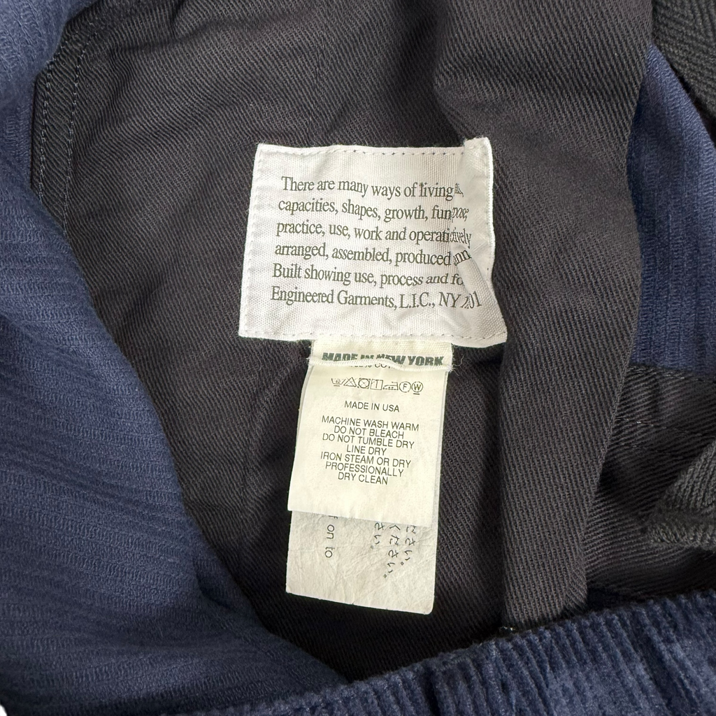 Engineered Garments Deck BW Corduroy Pants Navy (Size S & M)
