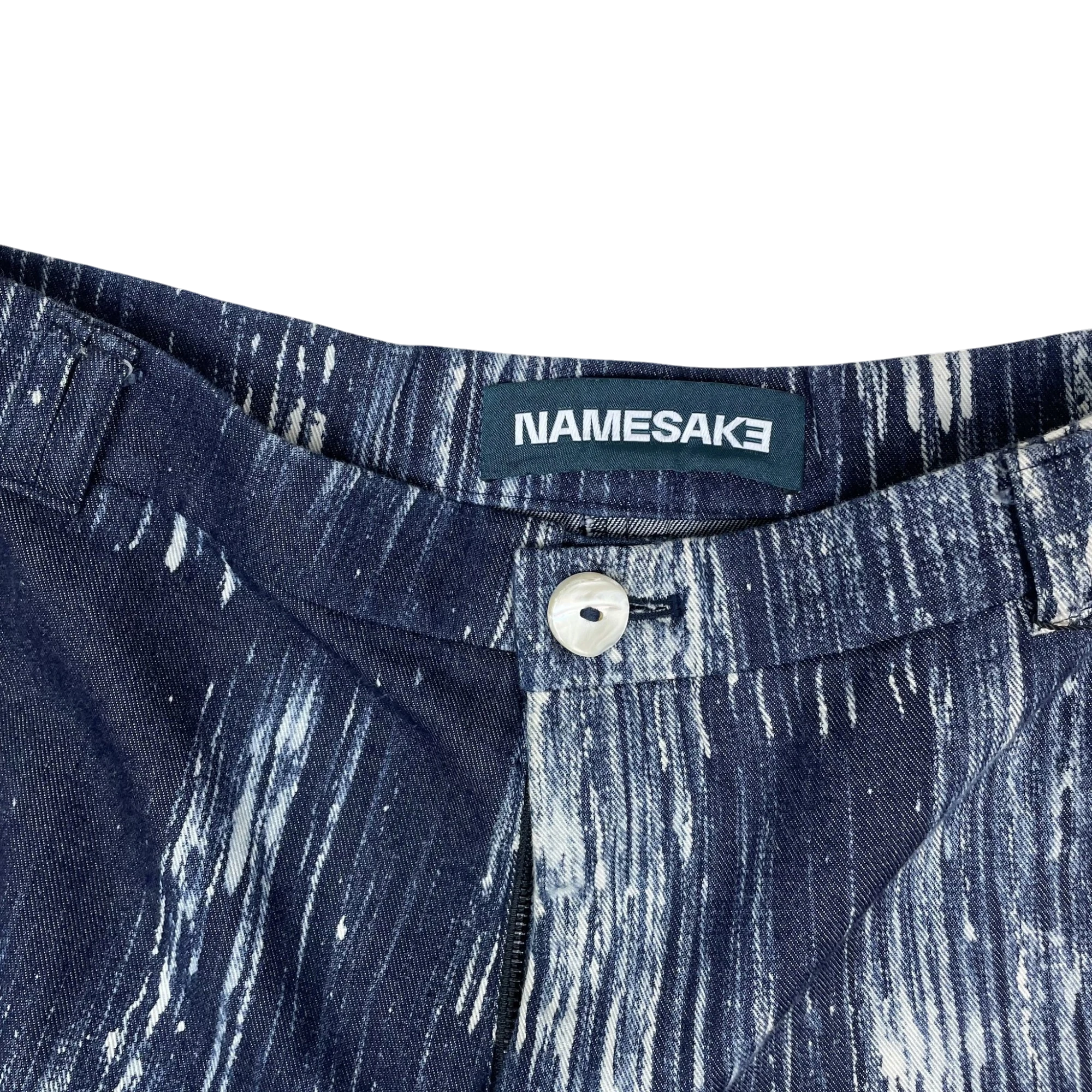 Namesake SS22 Felix Cargo Pants Patterned Blue (Size L)