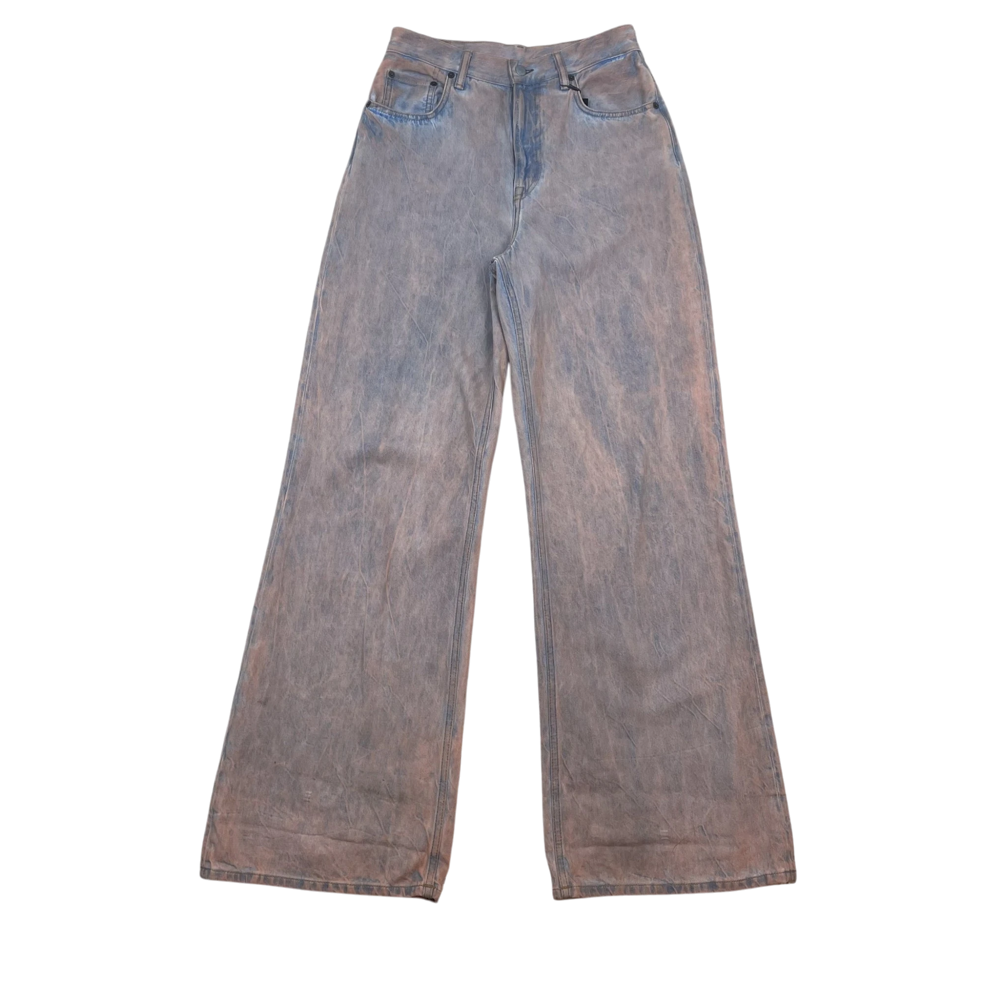 Acne Studios FW23 Wide-Leg Jeans Blue/Pink (Size 27”)