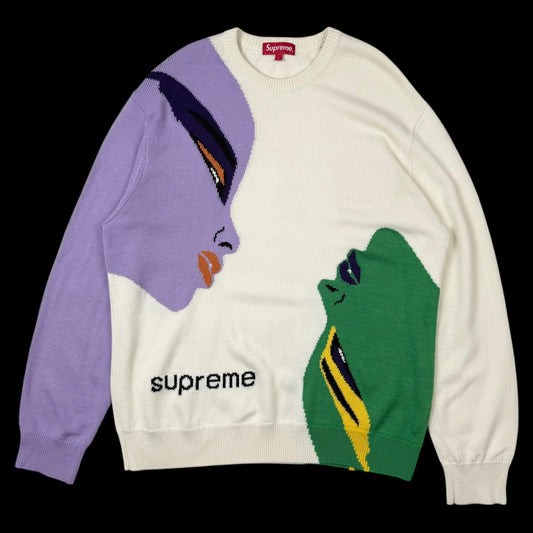 Supreme AW21 Faces Sweatshirt (Size L)