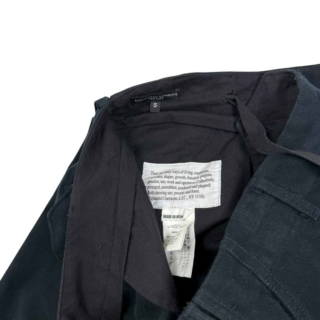 Engineered Garments Moleskin Multipocket Flight Pants Navy (Size S)