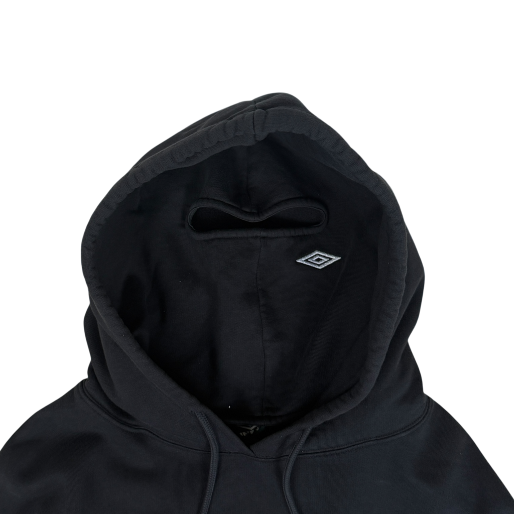 Umbro x Slam Jam Classic Logo Masked Hoodie Black (Fits M-L)