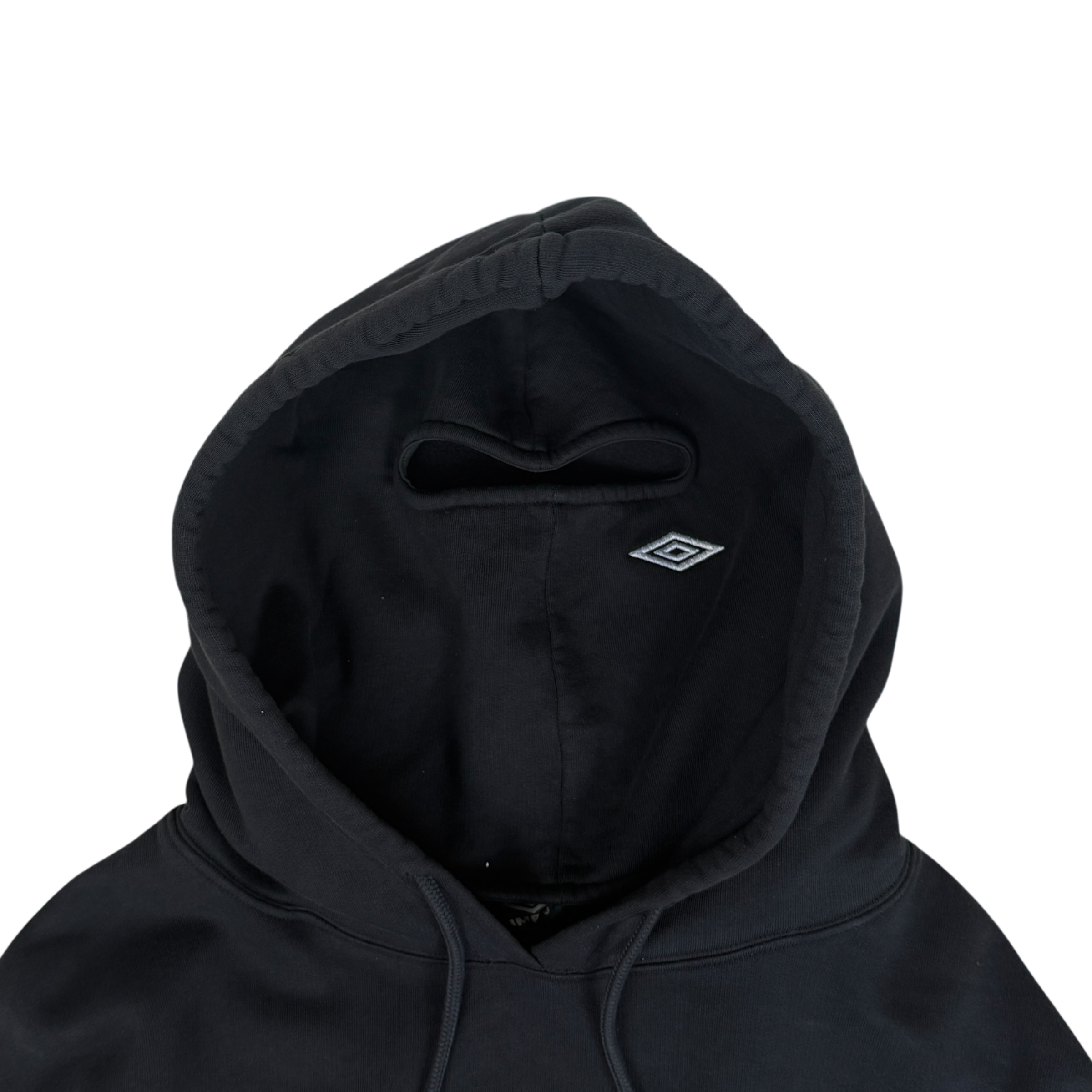 Umbro x Slam Jam Classic Logo Masked Hoodie Black (Fits M-L)