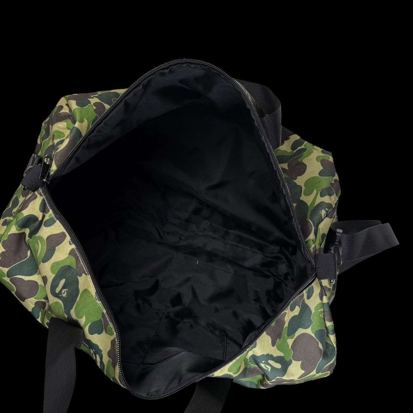 BAPE (A Bathing Ape) ABC Camo Duffle Bag