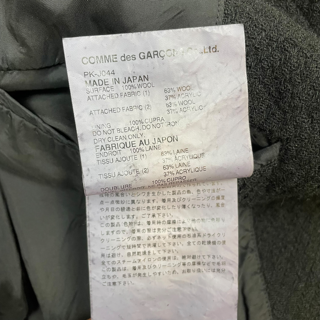 Comme des Garcons Homme Plus AD2005 Wool Coat Black (Size M)