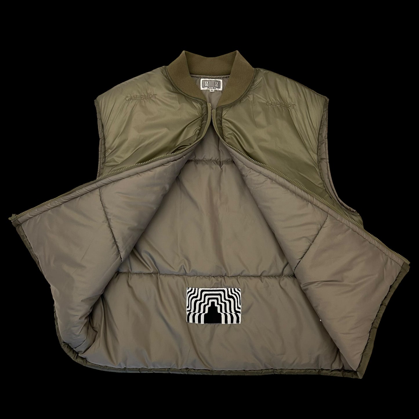 Cav Empt ‘Puff’ Vest Green (Size XL)