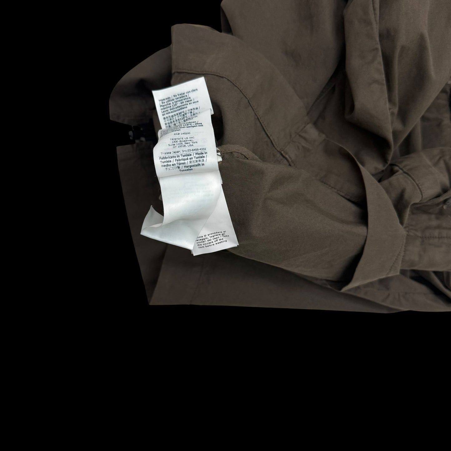 C.P. Company Gabardine Pocket Lens Overshirt Brown (Fits L-XL)