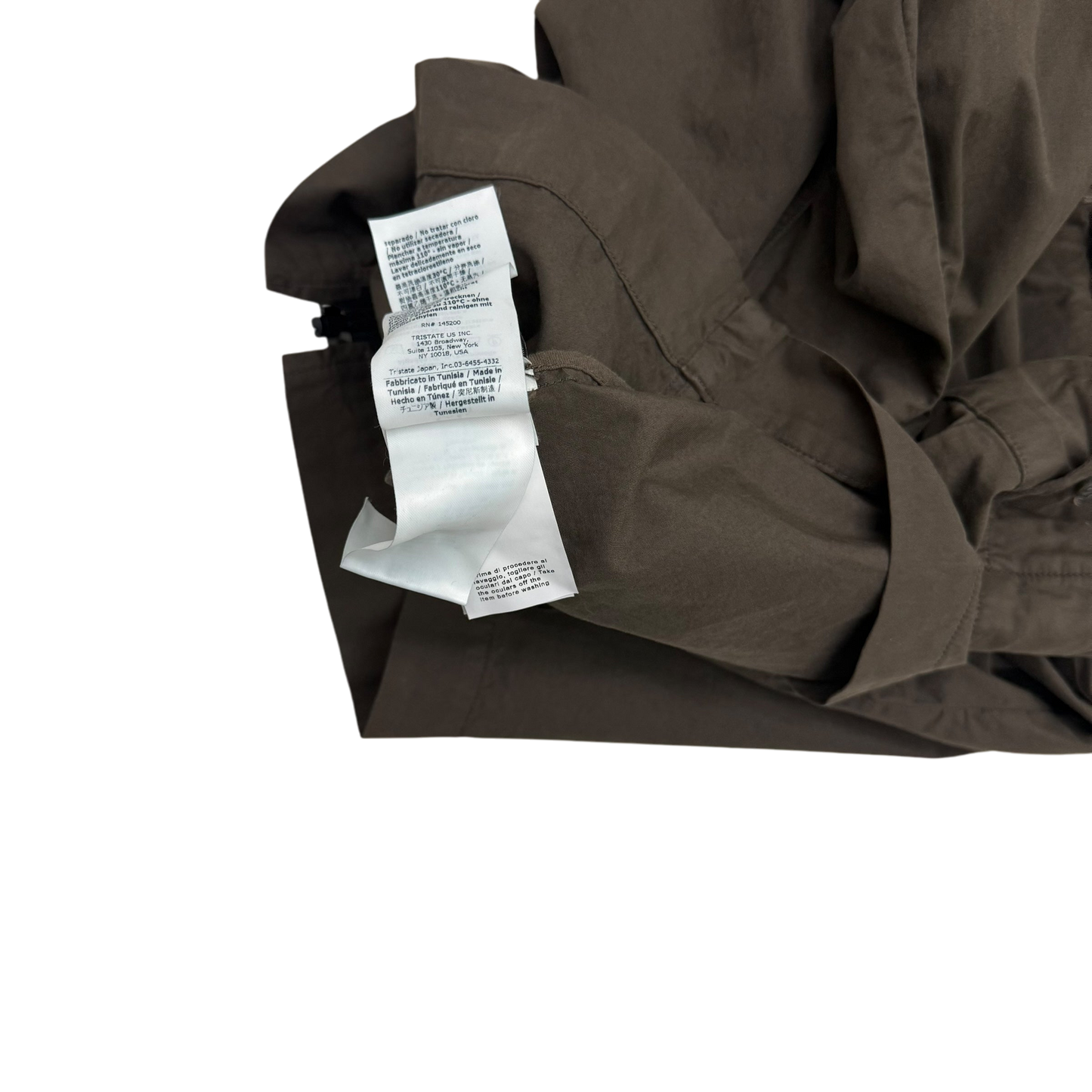 C.P. Company Gabardine Pocket Lens Overshirt Brown (Fits L-XL)