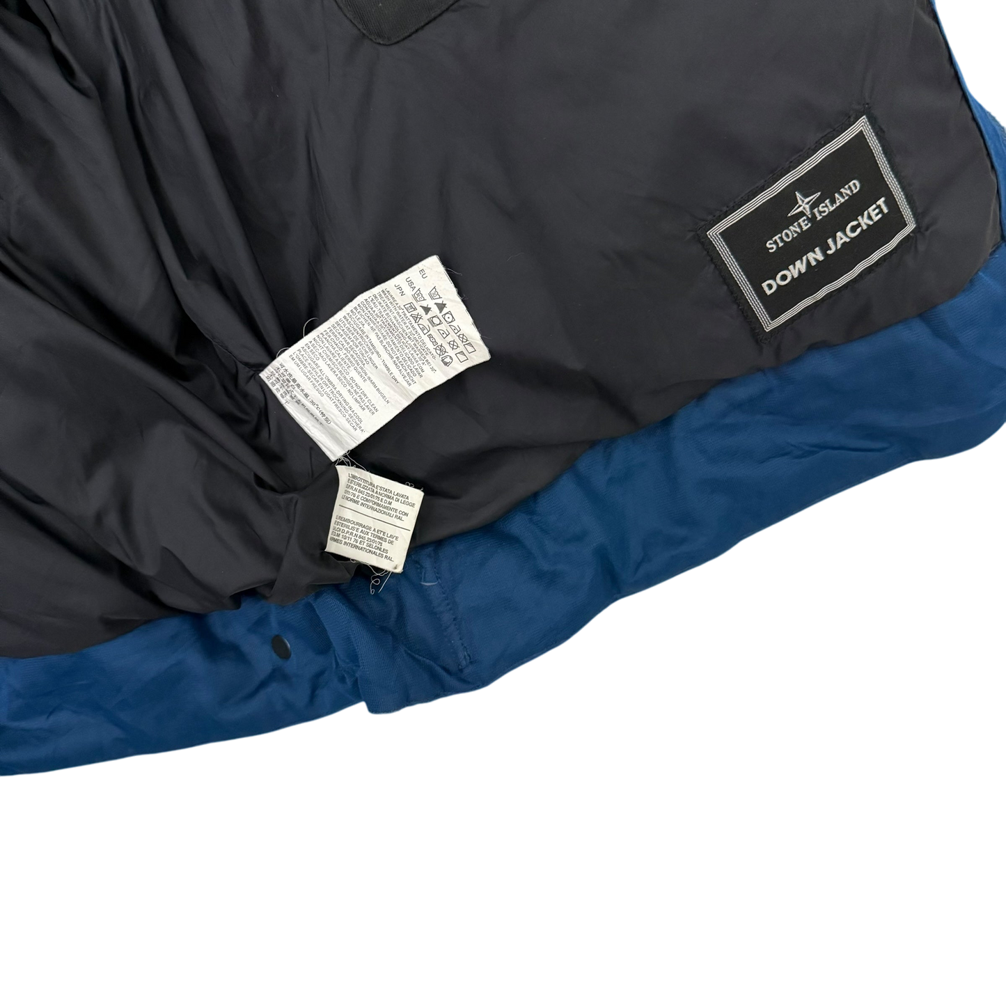 Stone Island AW 2009 Weatherproof Goose Down Jacket Blue (Size XXL)