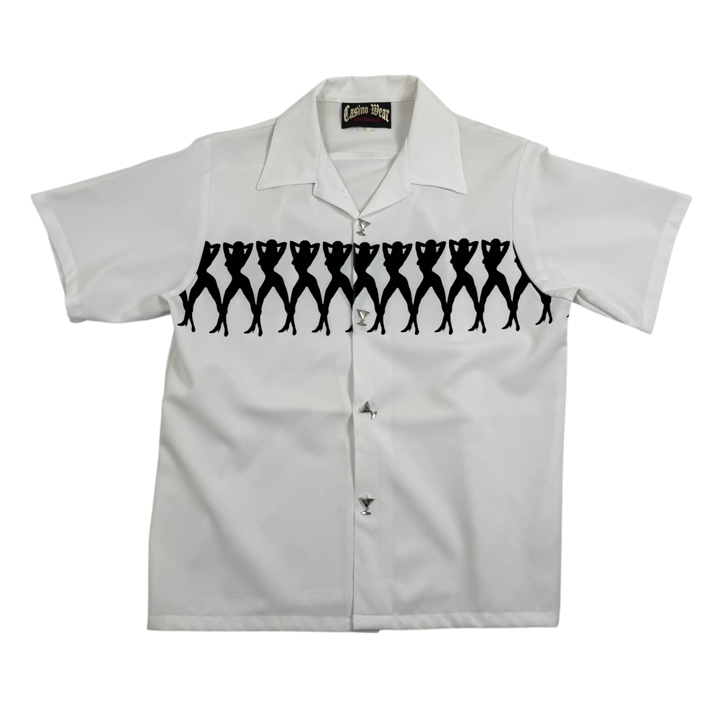 Casino Wear Los Angeles 00s Short Sleeve Shirt (Size L)