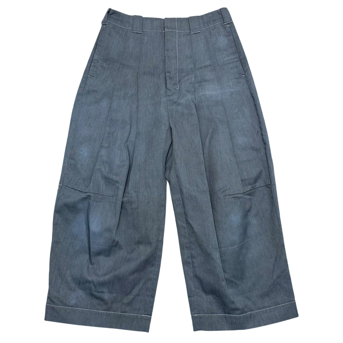 Shinya Kozuka x Dickies Overdyed Blue Pleated Pants (Size M)