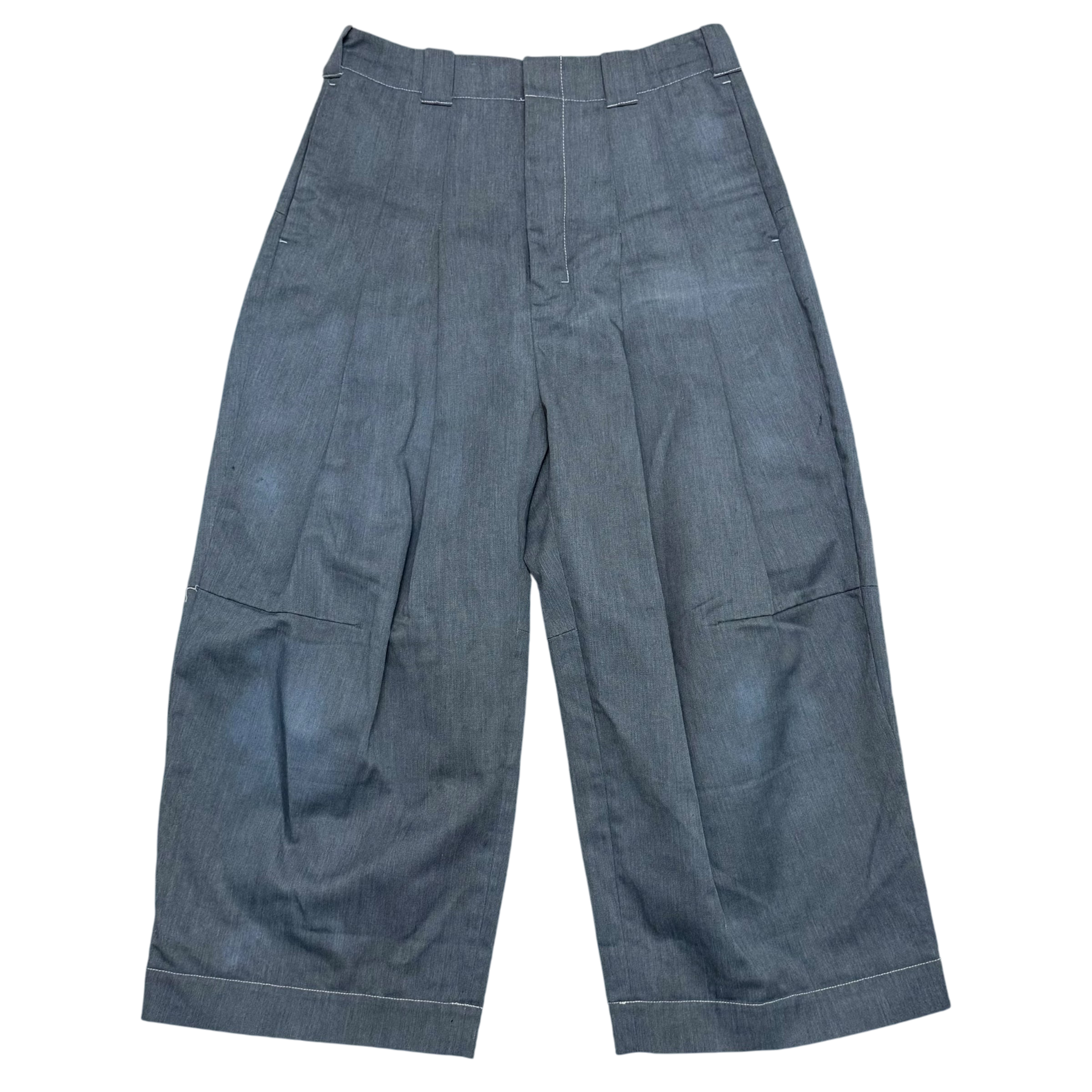Shinya Kozuka x Dickies Overdyed Blue Pleated Pants (Size M)