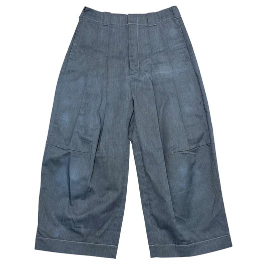 Shinya Kozuka x Dickies Overdyed Blue Pleated Pants (Size M)