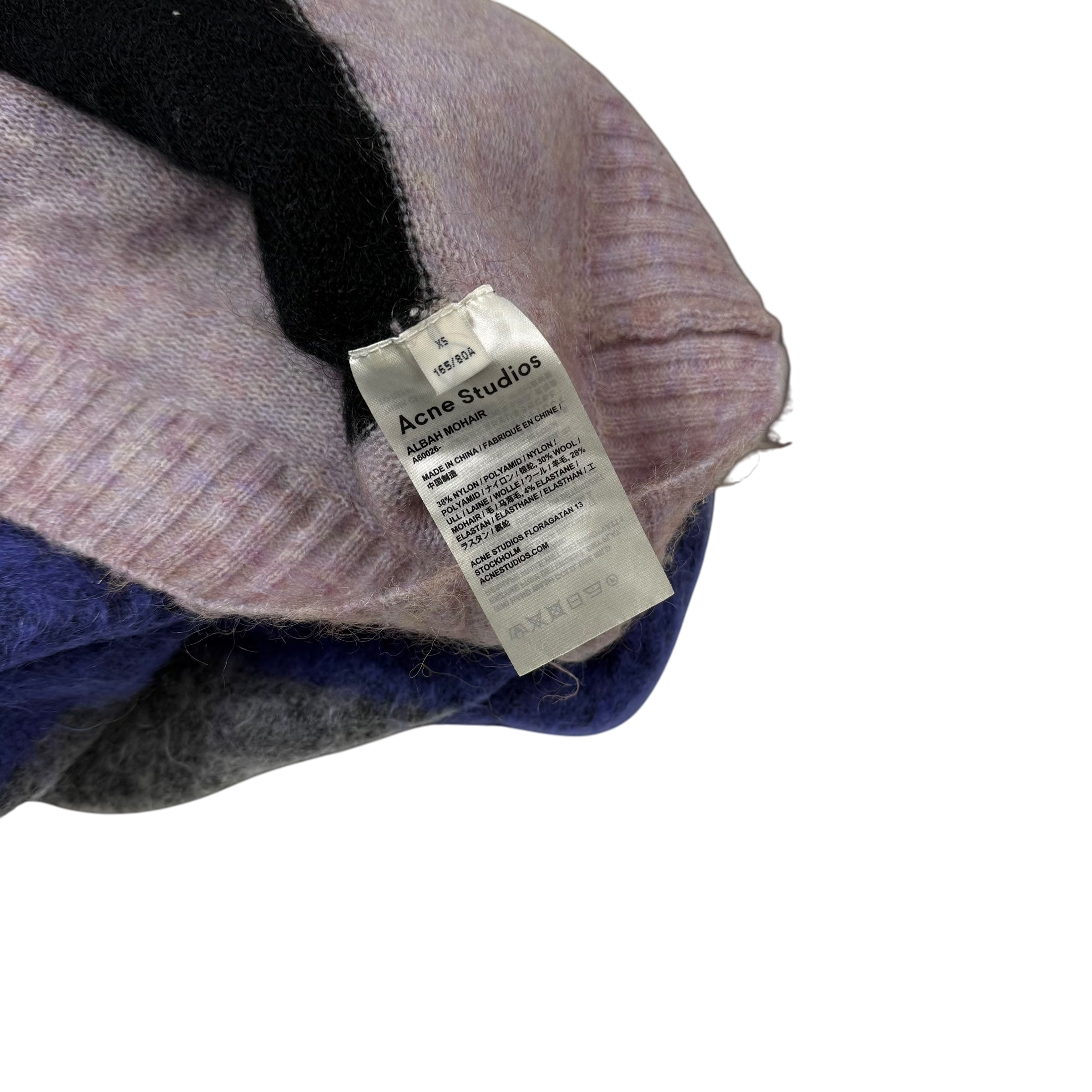 Acne Studios Albah Oversized Mohair Sweatshirt Multicolour (Size XS)