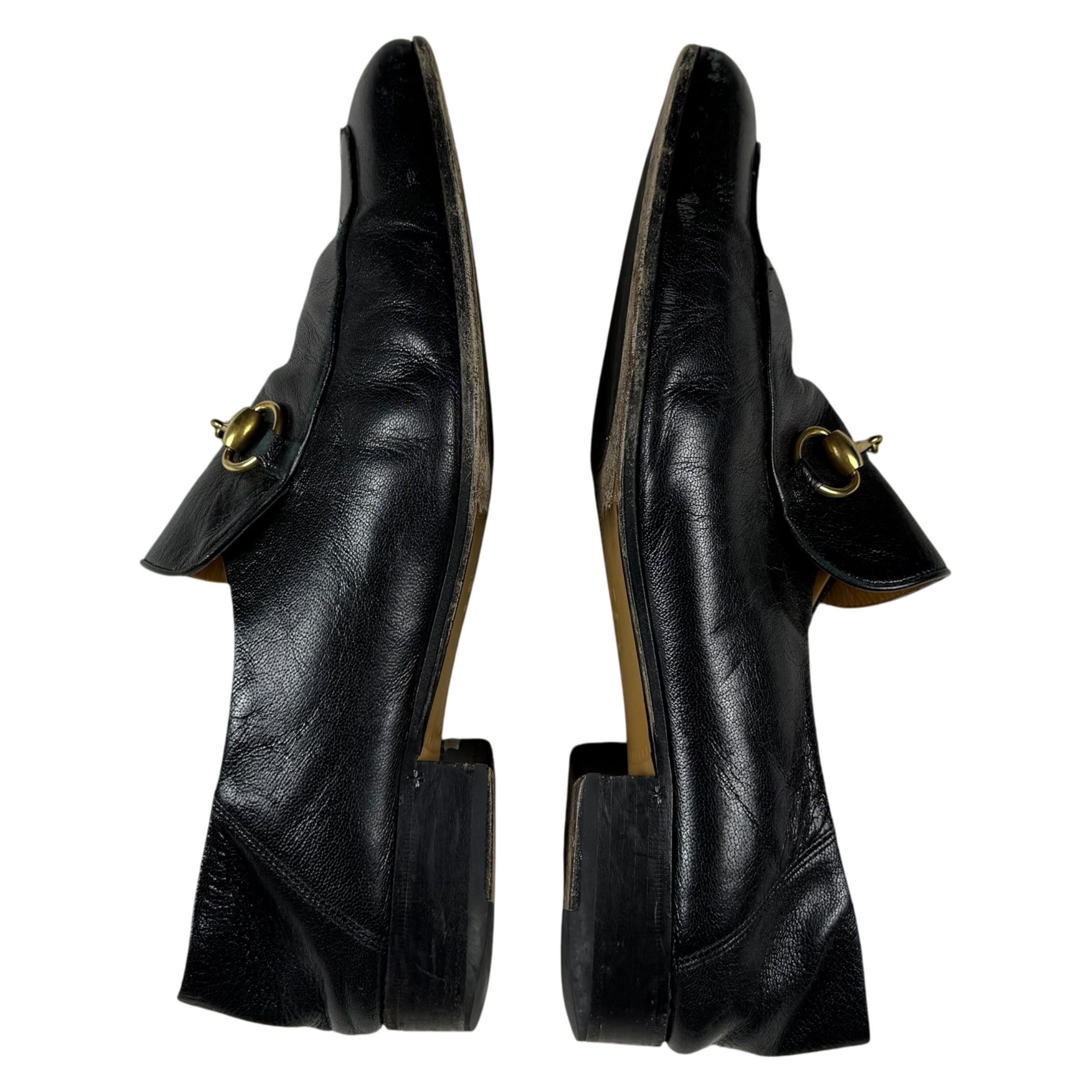 Gucci Jordaan Horsebit Leather Loafers Black (fits US10.5-11)