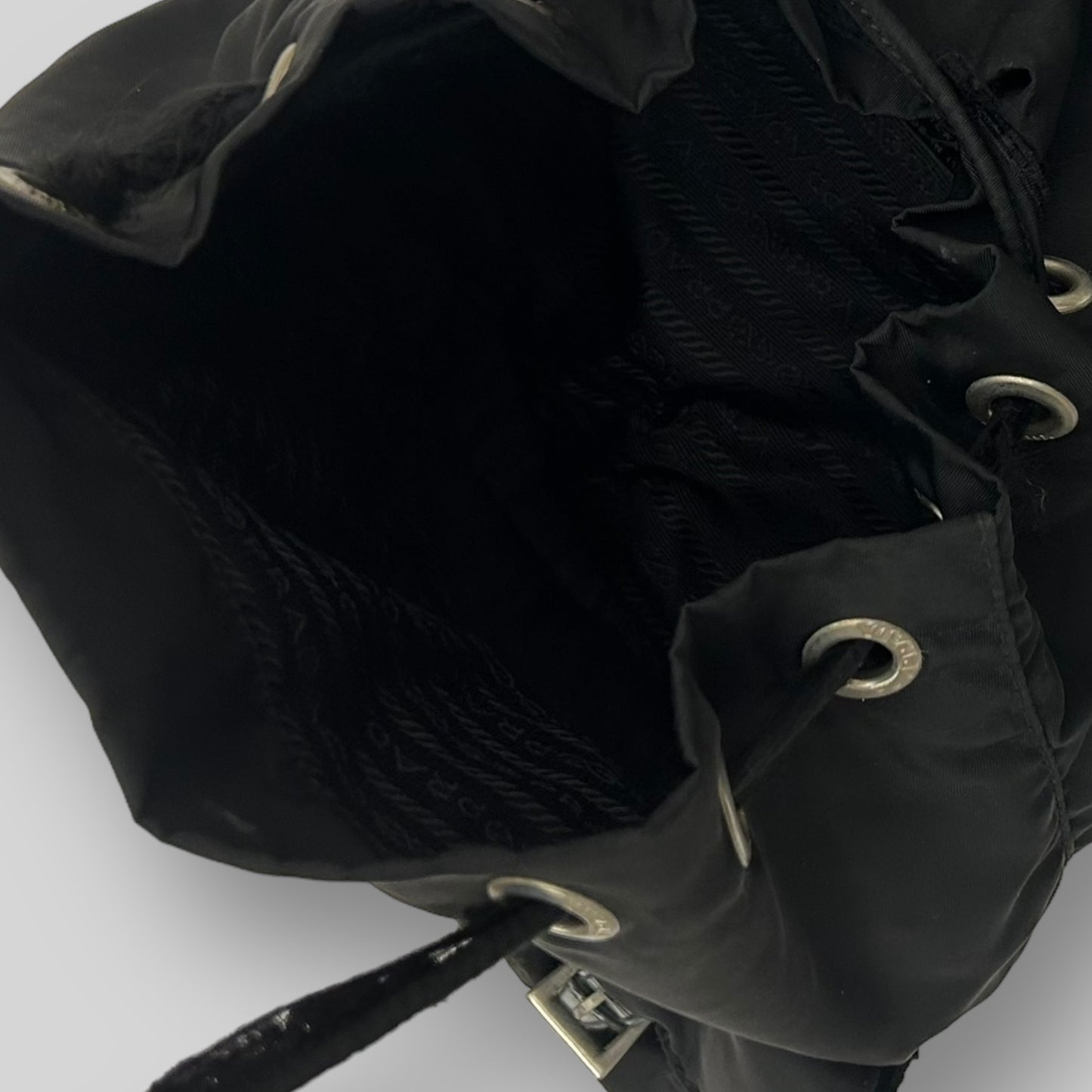 Prada Tessuto Nylon Backpack Black