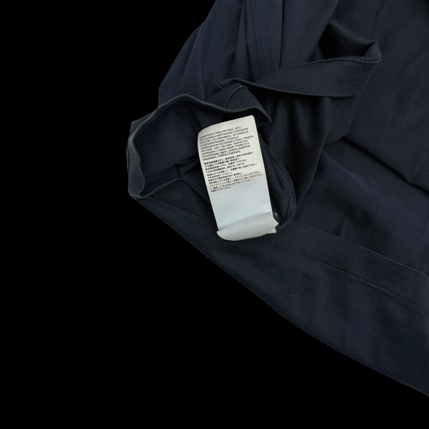 Stone Island Logo Patch T-Shirt Navy (Fits L-XL)