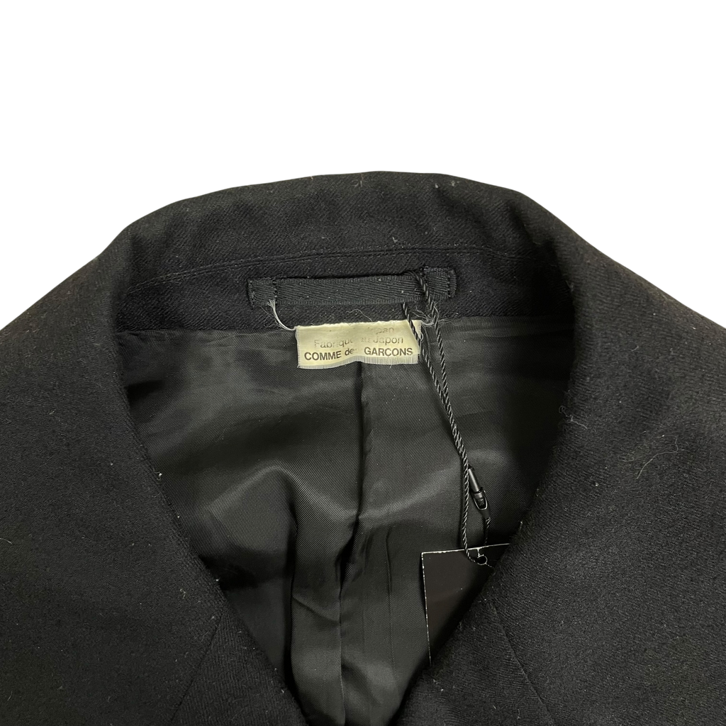 Comme Des Garcons Homme Plus AD2016 Buckle Armour Wool Coat (Size L)