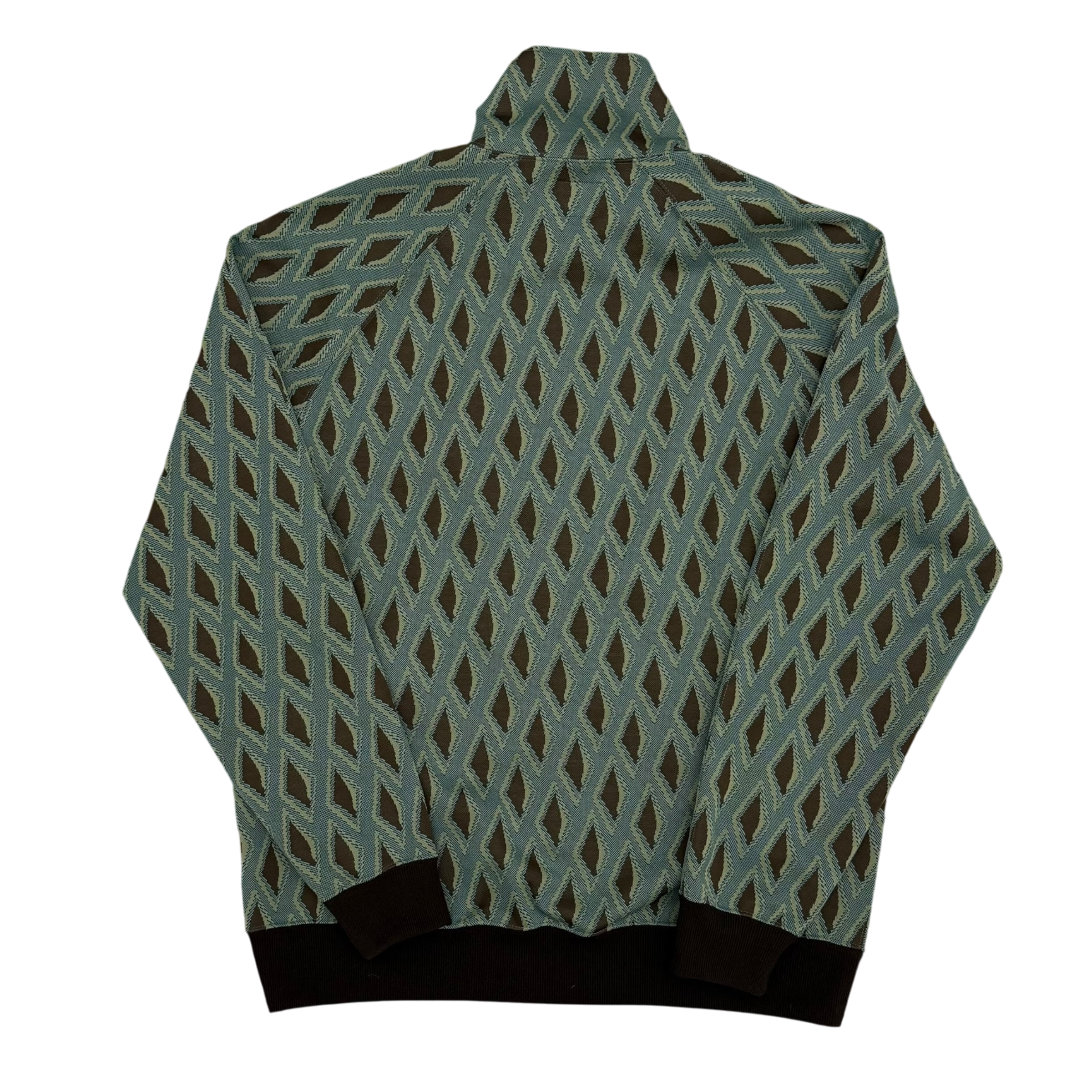 Needles Poly Jacquard Track Jacket Turquoise (Size L)