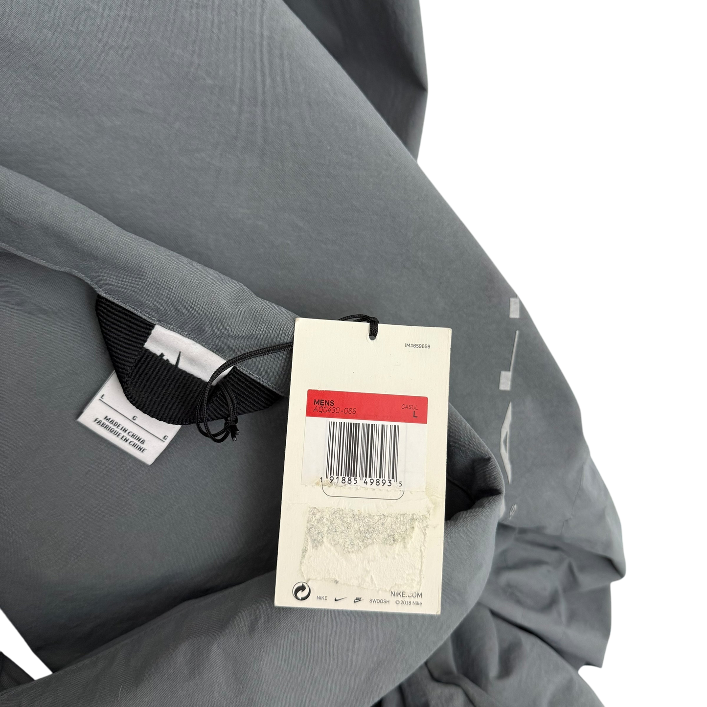 Nike Samuel Ross x A-COLD-WALL* (ACW) Dual Component Overcoat Grey (Fits L-XL)