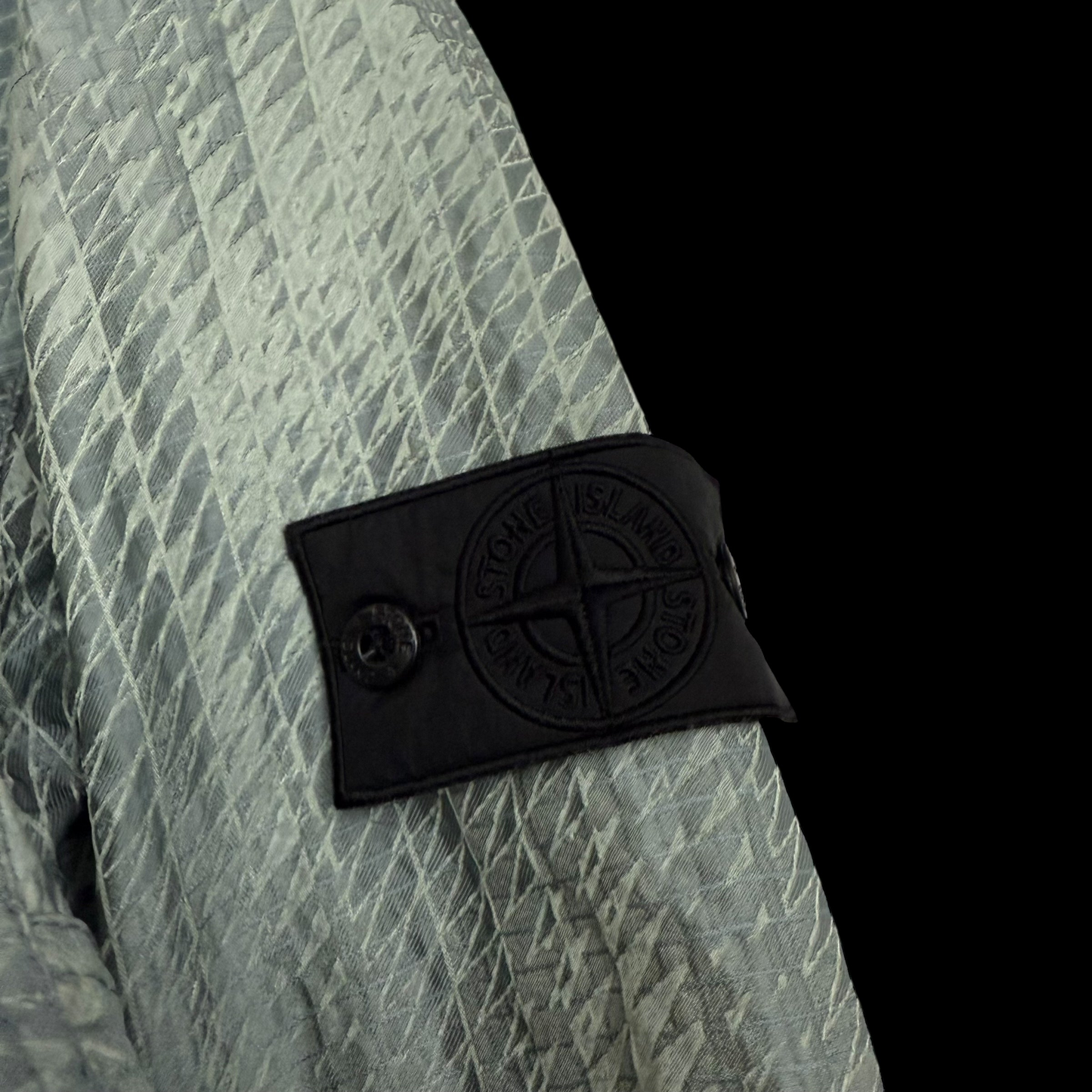 Stone Island Shadow Project SS 2016 Jacquard Nylon Jacket Grey / Green (Size L)