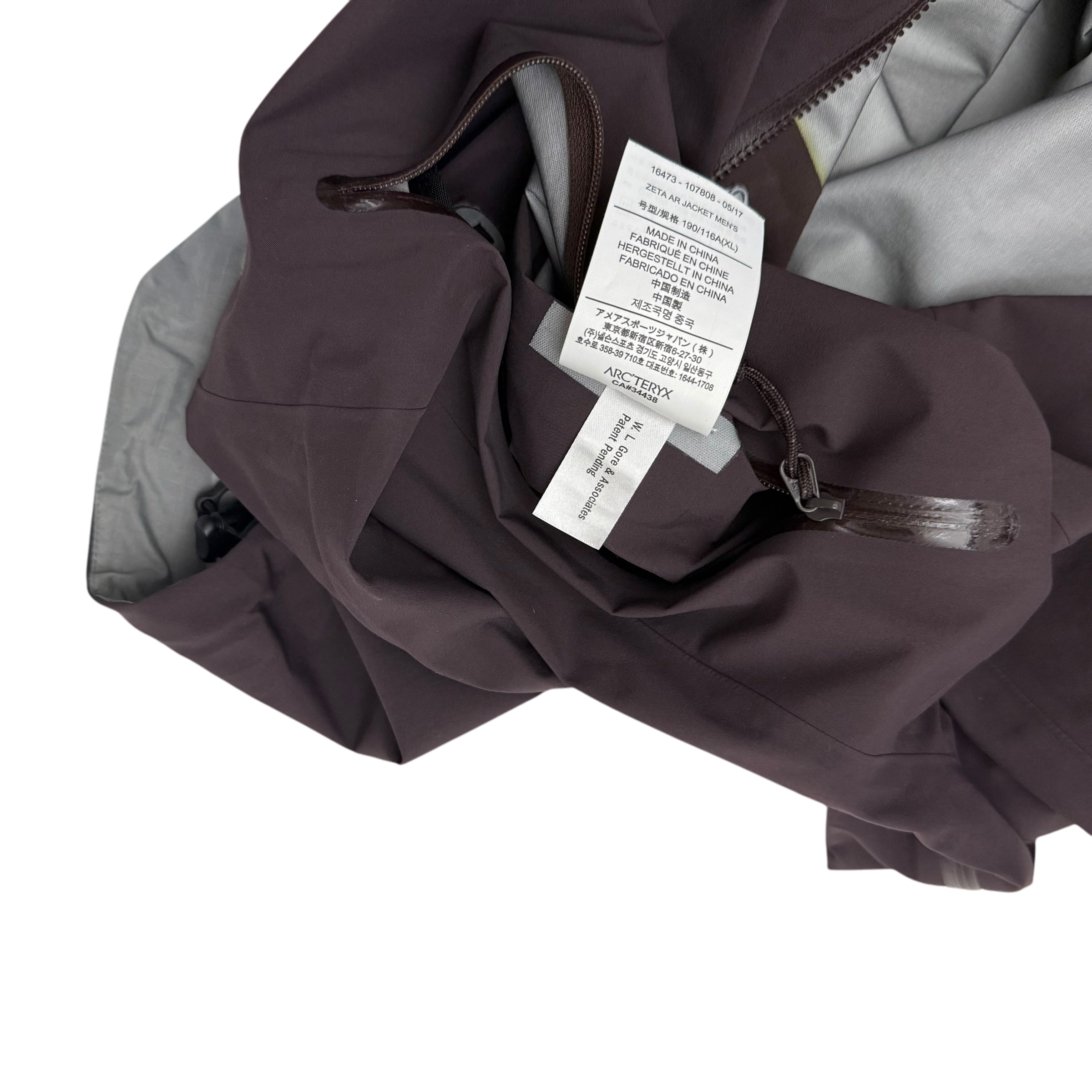 Arc'teryx Zeta AR Jacket Burgundy (Size XL)