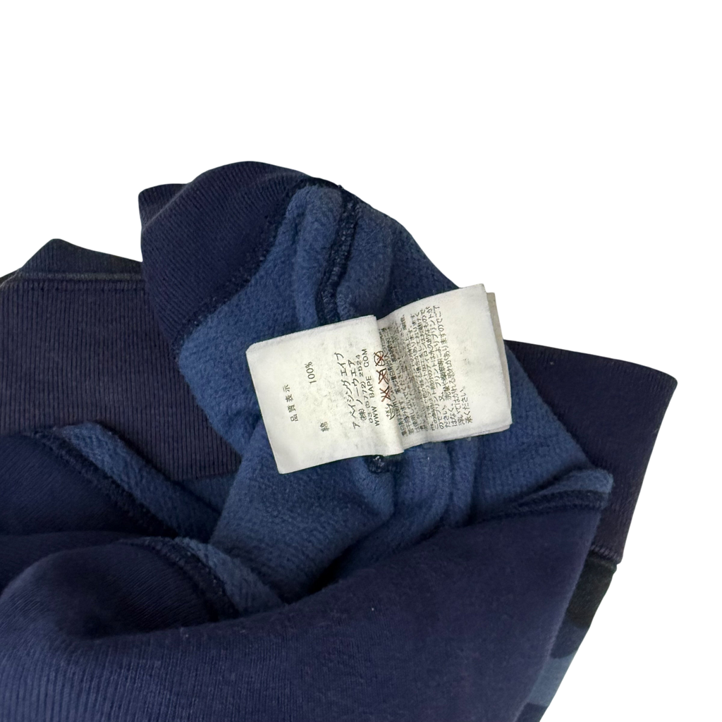 BAPE (A Bathing Ape) 1st Camo Hoodie Blue (Fits XL)