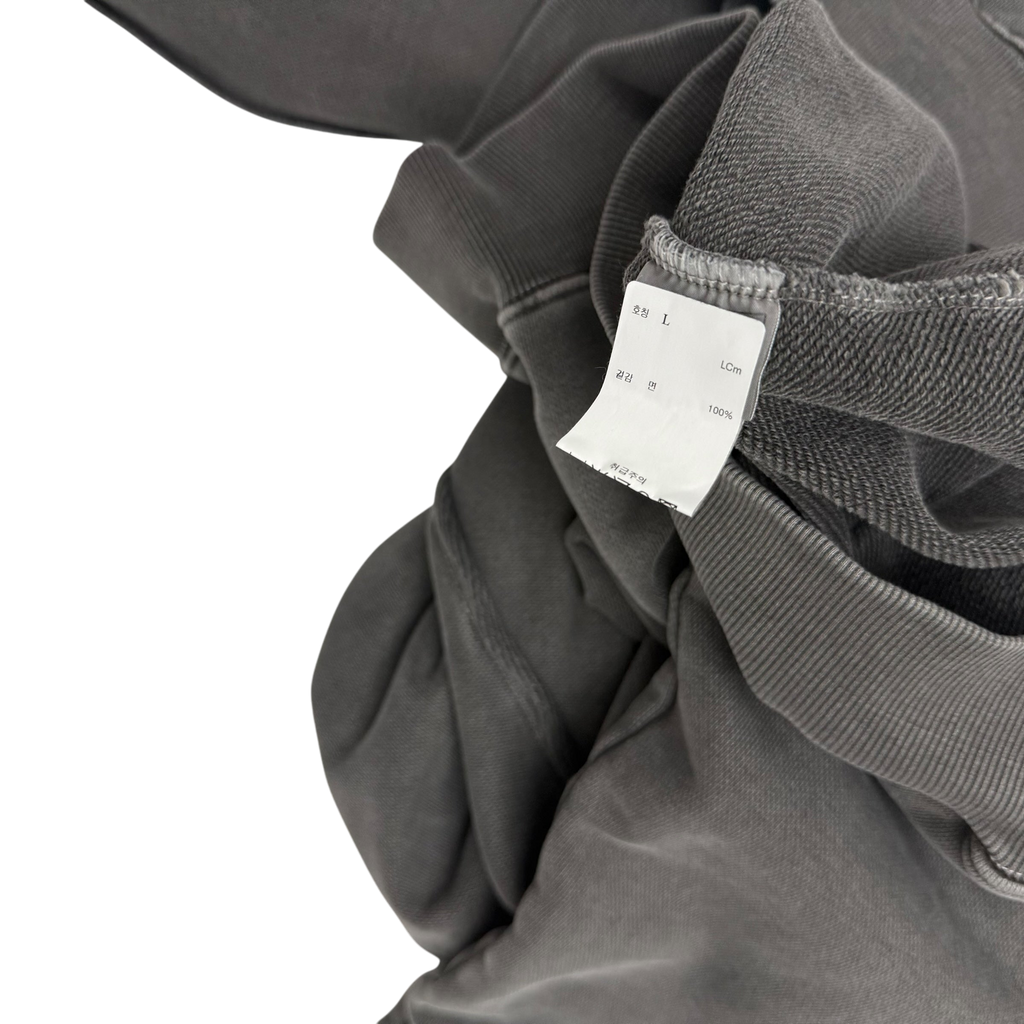 T By Birthdaysuit Heavyweight Zip-Up Hoodie Charcoal (Fits L-XL)