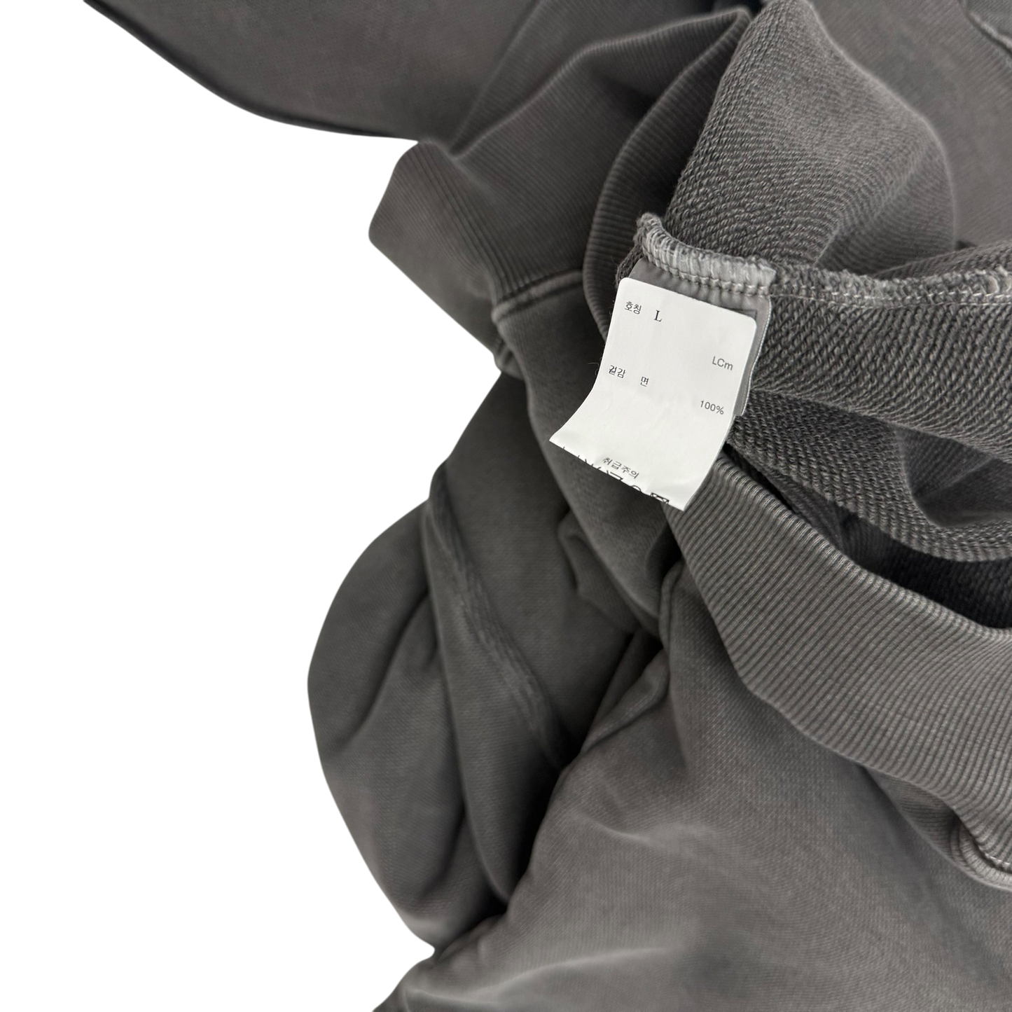 T By Birthdaysuit Heavyweight Zip-Up Hoodie Charcoal (Fits L-XL)