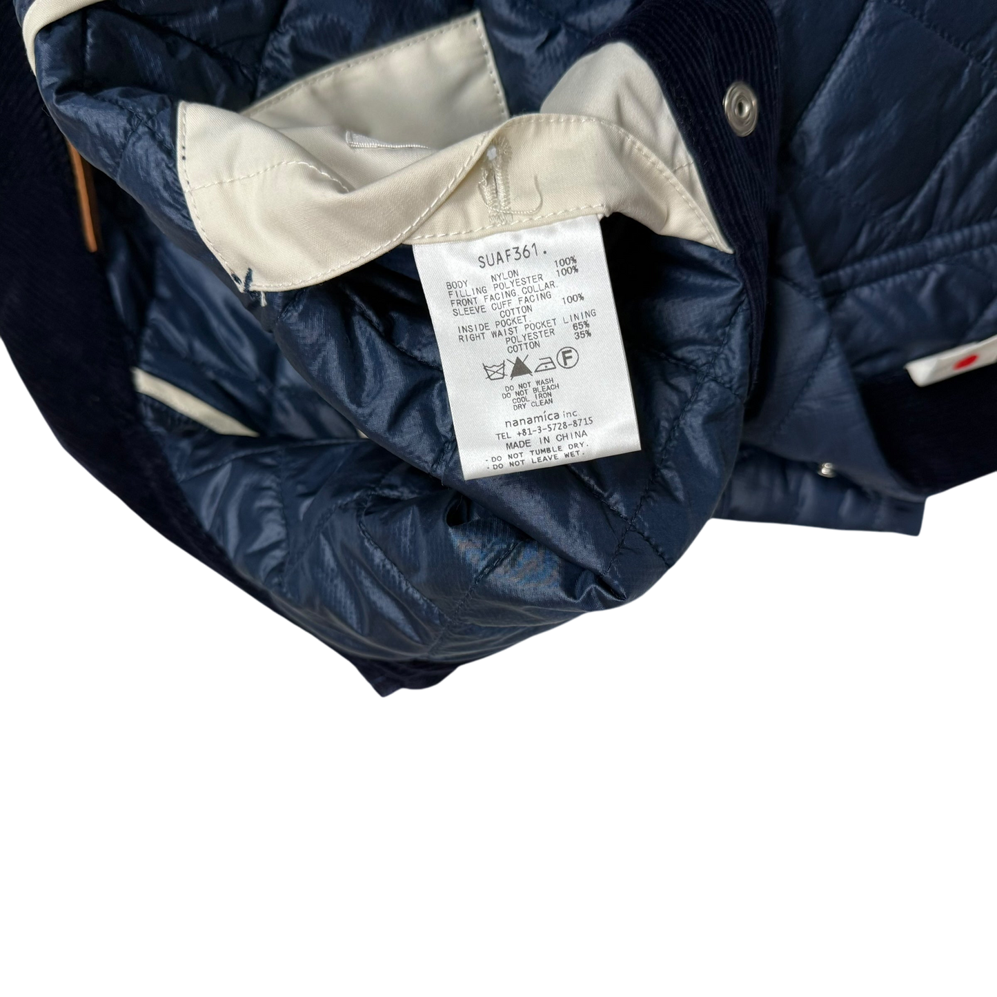 Nanamica Pertex Riding Quilt Jacket Marine Navy (Size M)