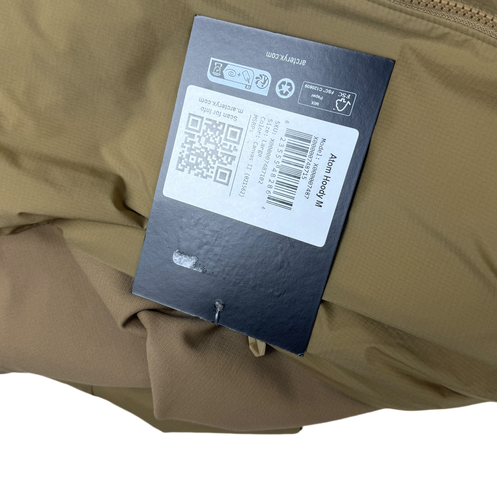 Arc’teryx Atom Insulated Hooded Jacket ‘Canvas II’ (size L)